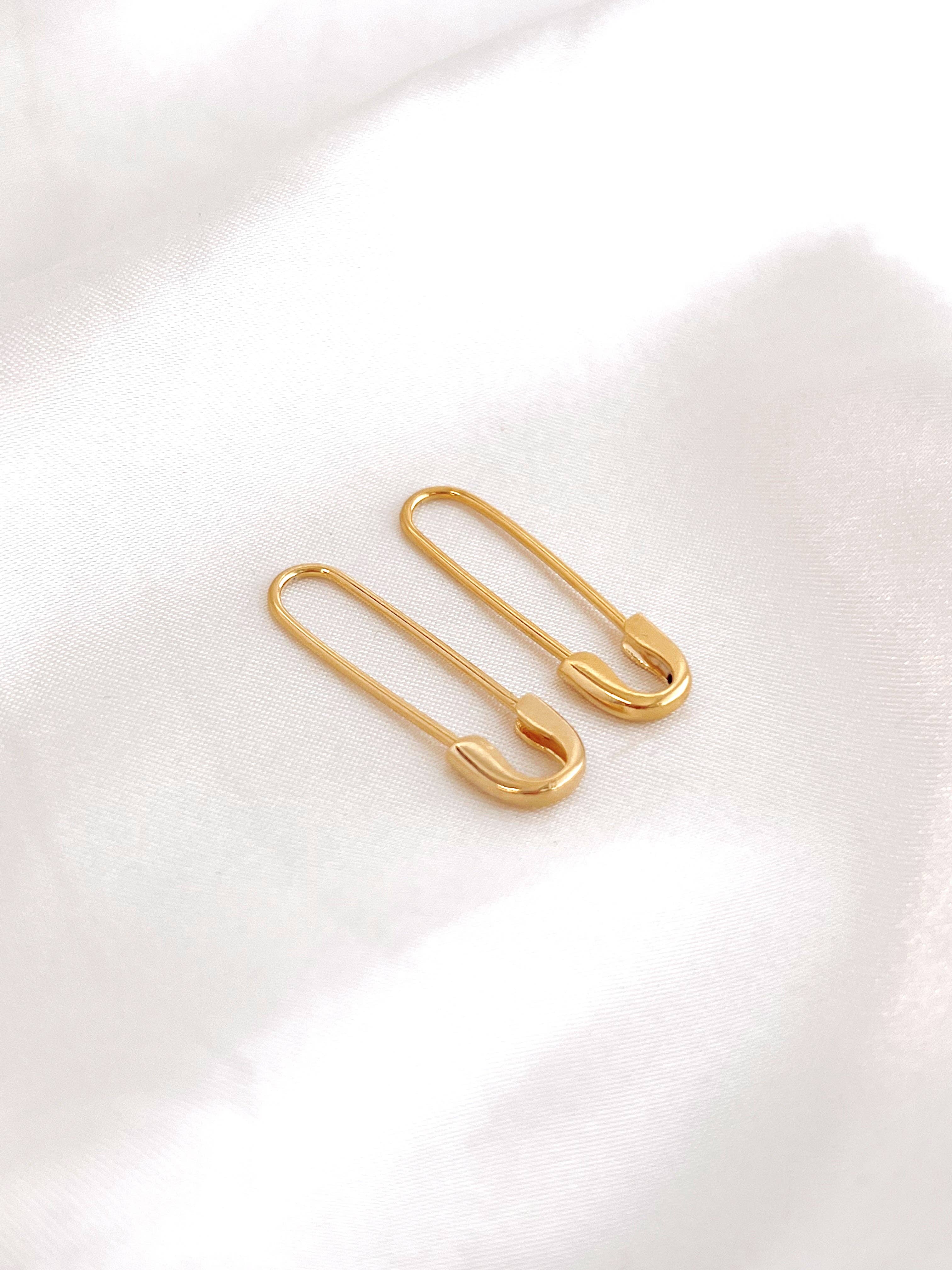 Safety Pin Earrings