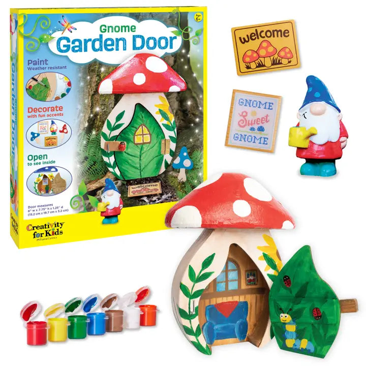 Gnome Garden Door Diy Craft Kit For Kids