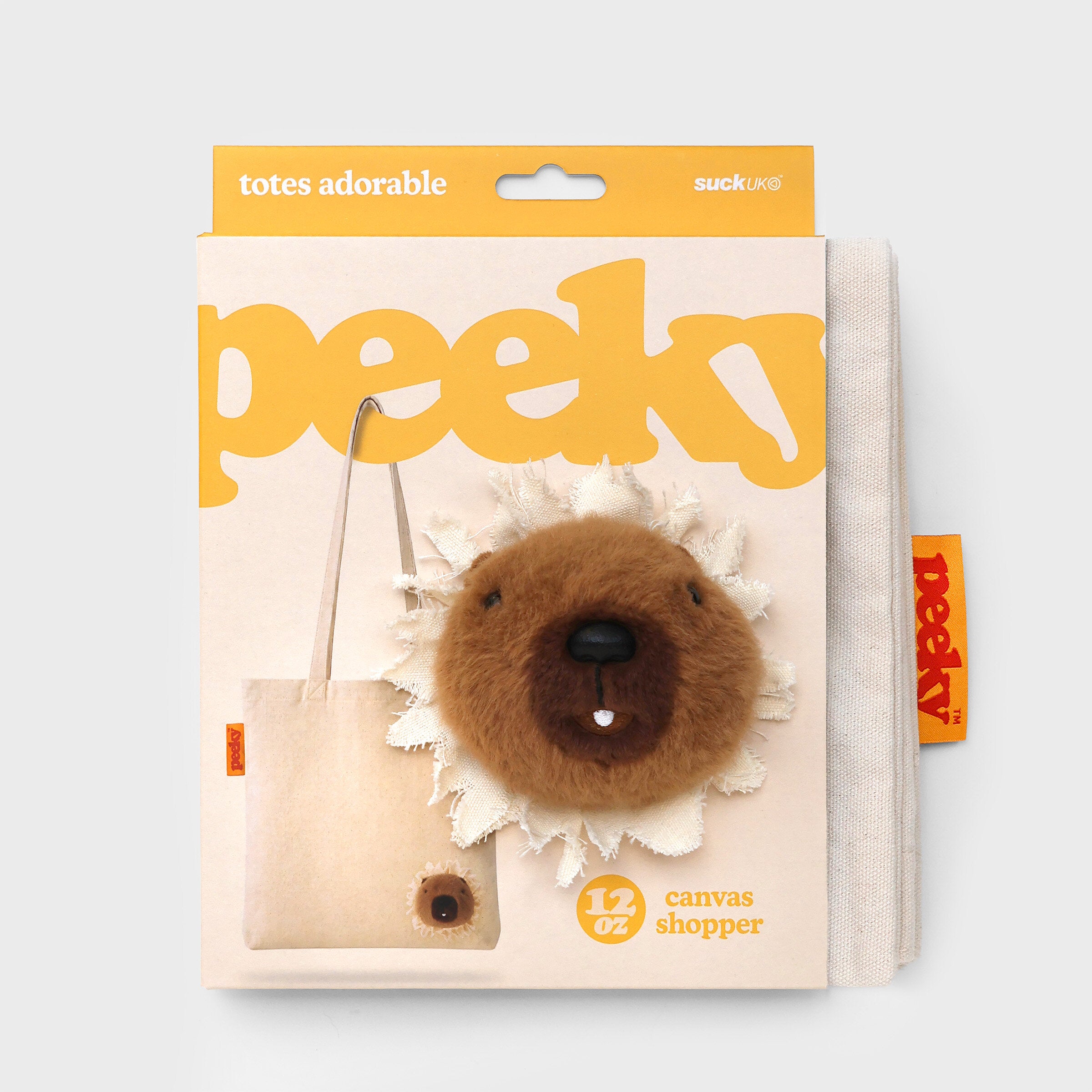 Peeky Capybara Tote