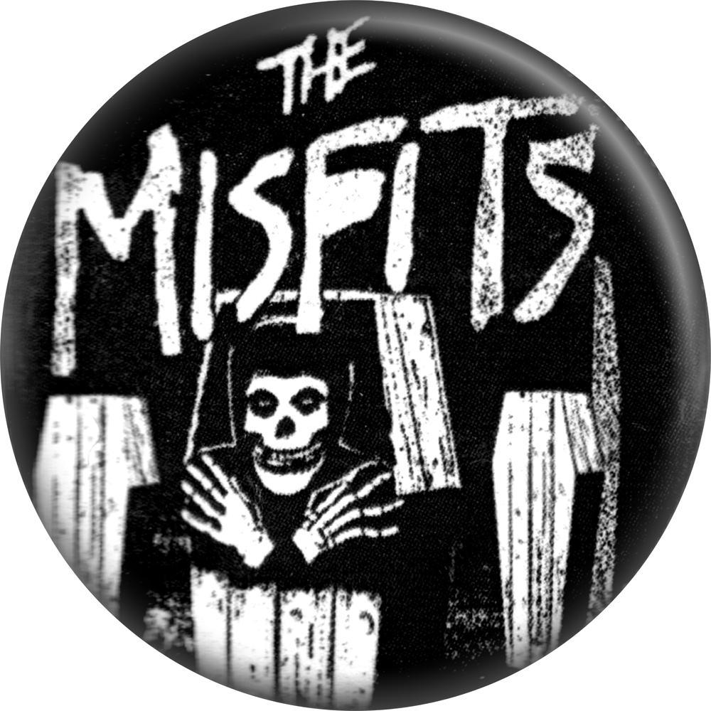 The Misfits - Coffins Button Pin 1.25"