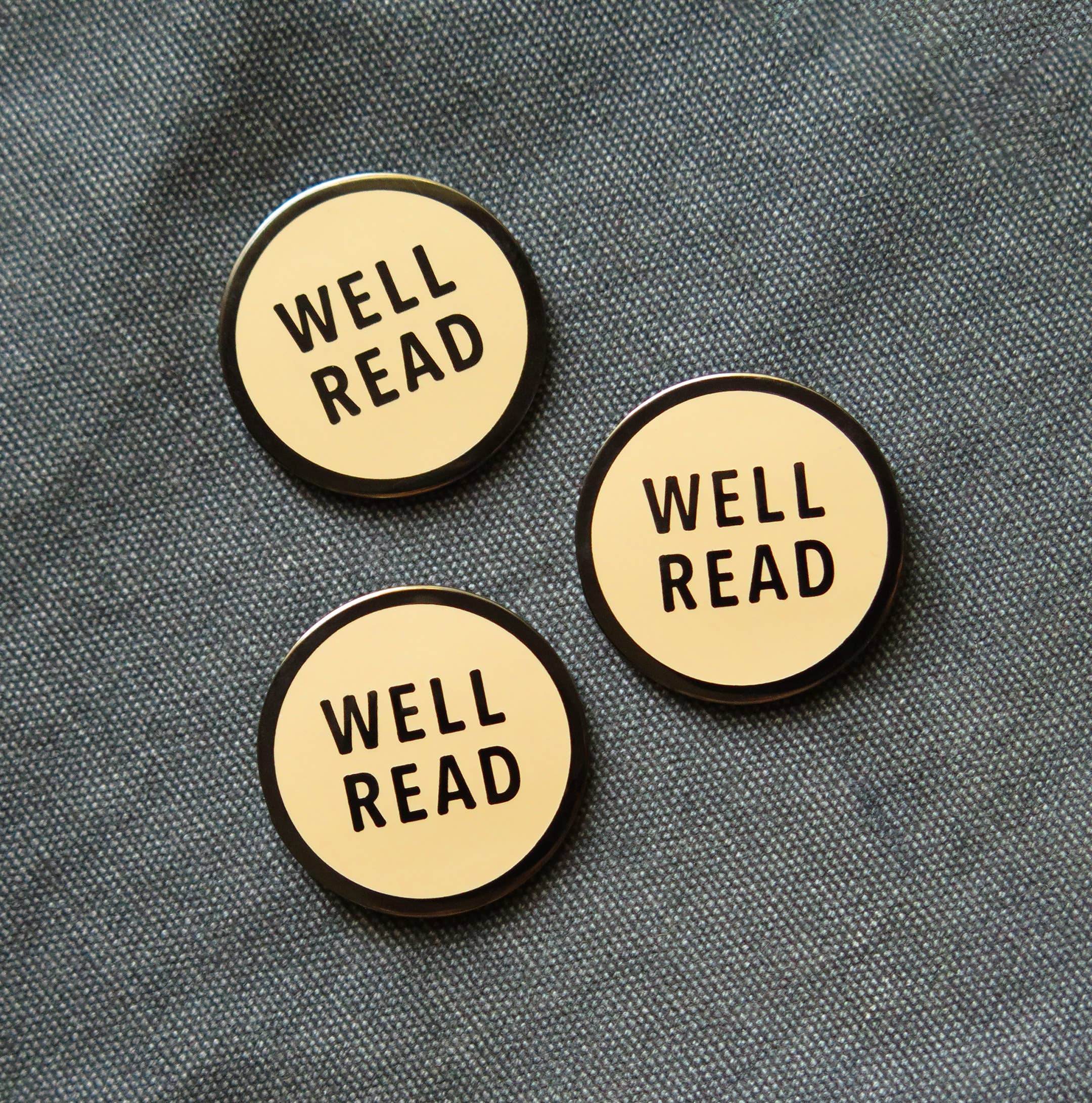 WELL READ Enamel Pin