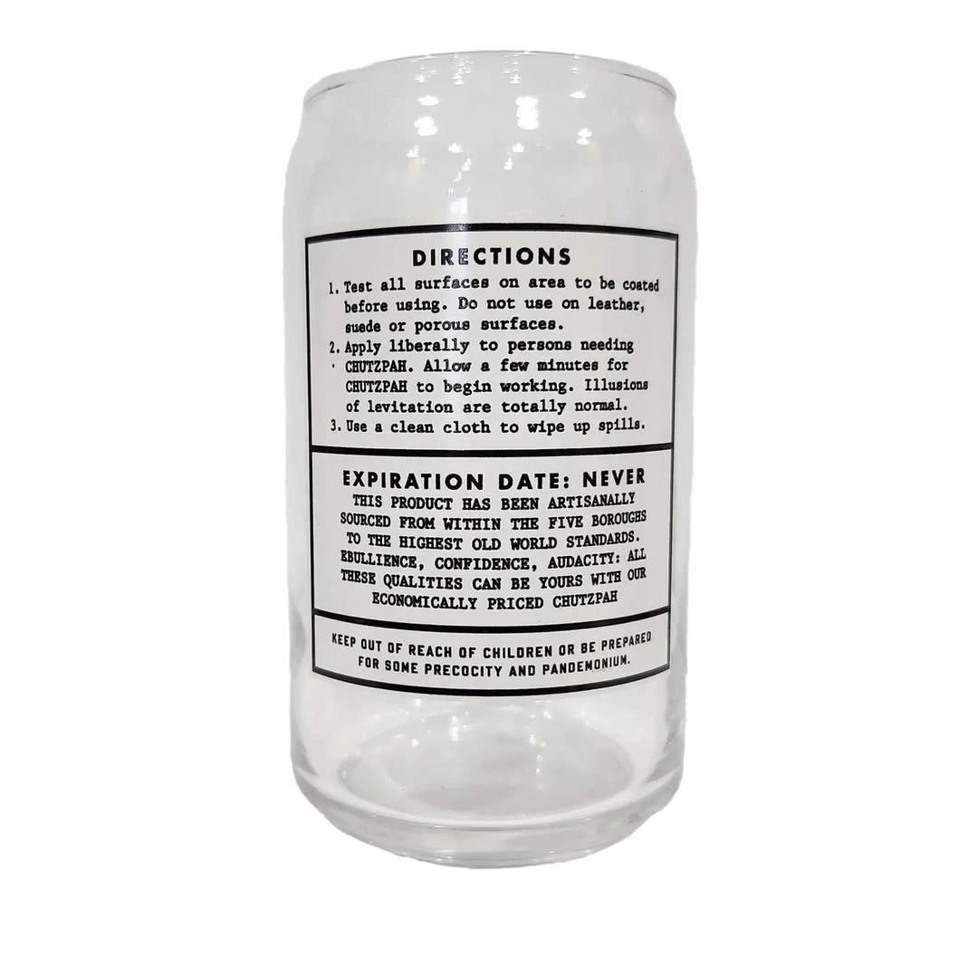 Chutzpah Superpower Pint Glass