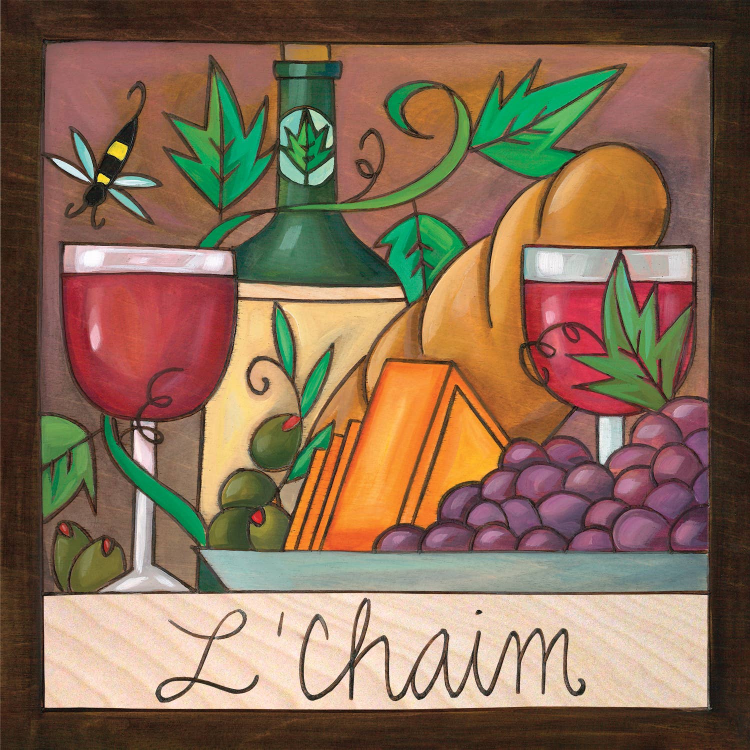 Wall Plaque - 9x9 | "Yachad"