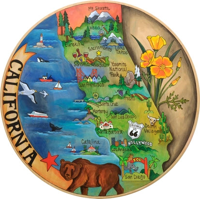 "California Dreamin'" Lazy Susan