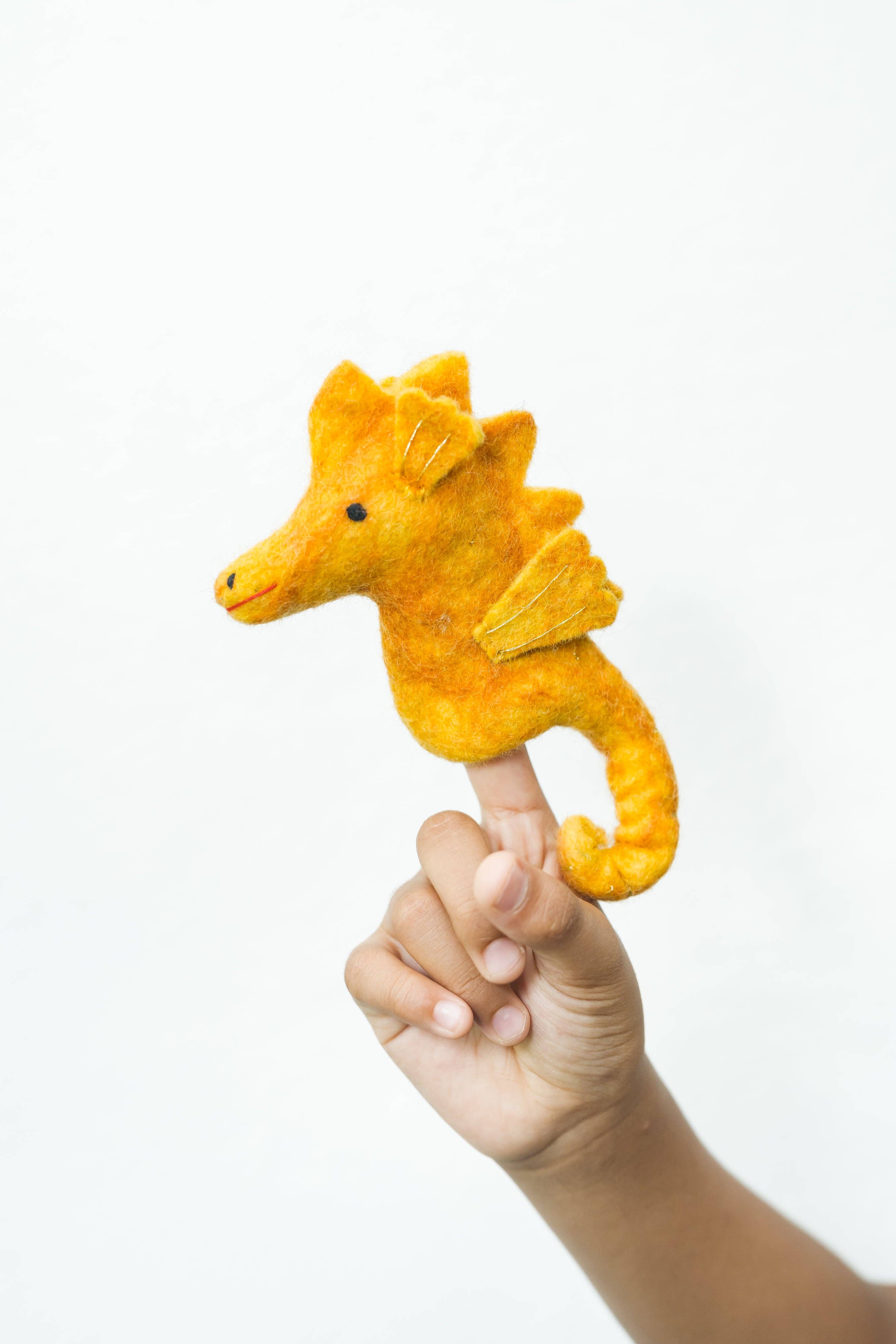Seahorse Finger Puppet