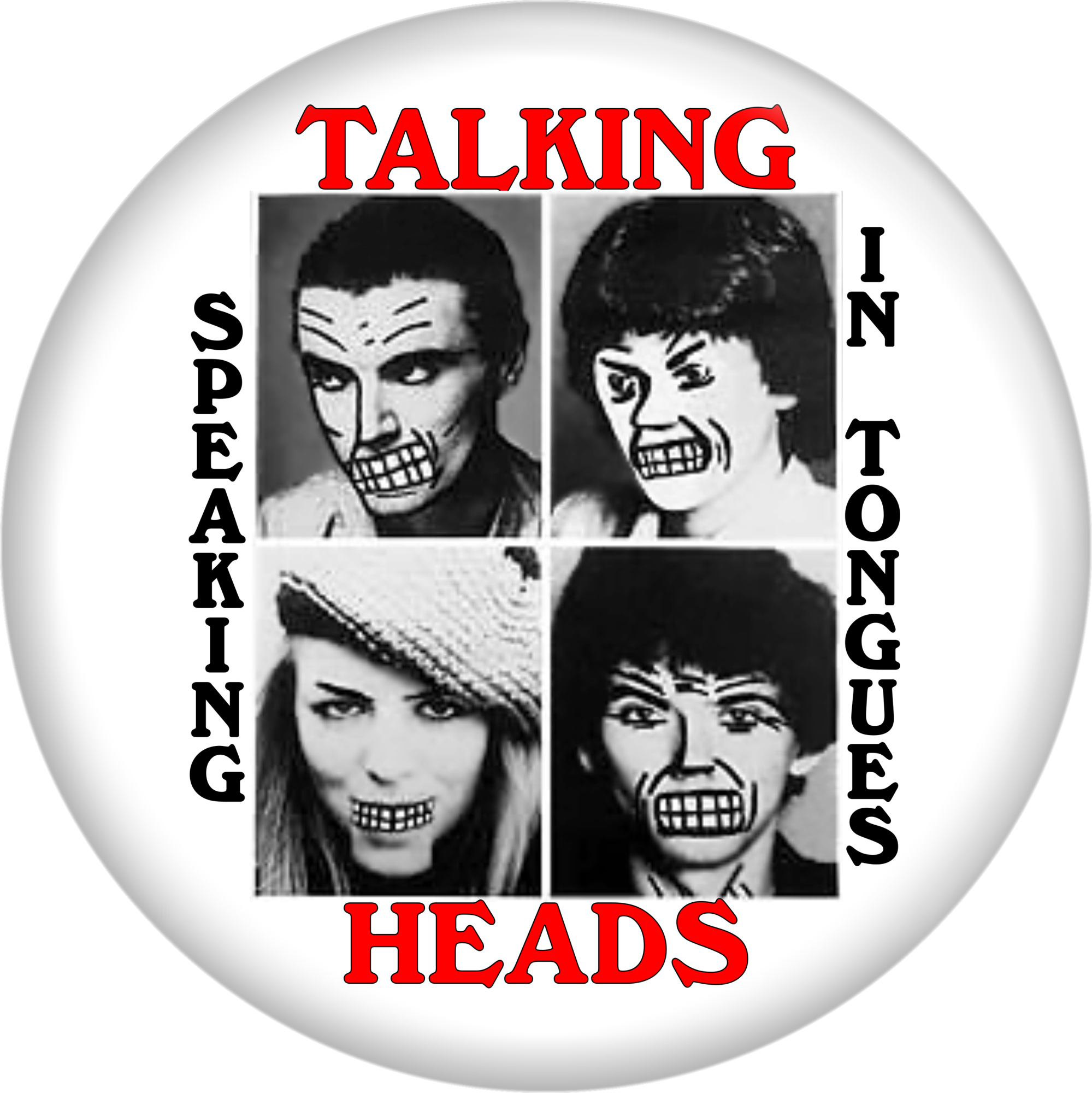 Talking Heads "... In Tongues" Button Pin 1.25"
