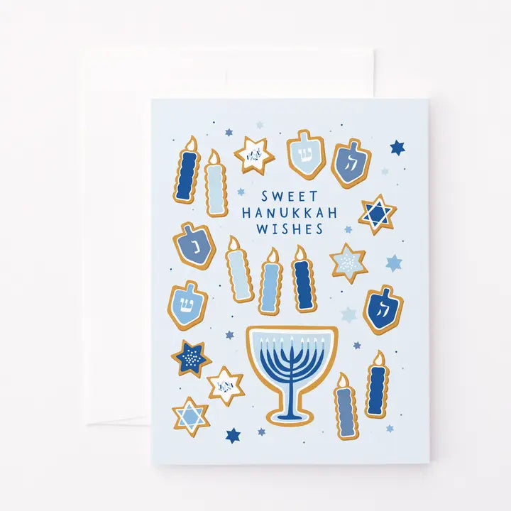 Hanukkah Cookies Greeting Card