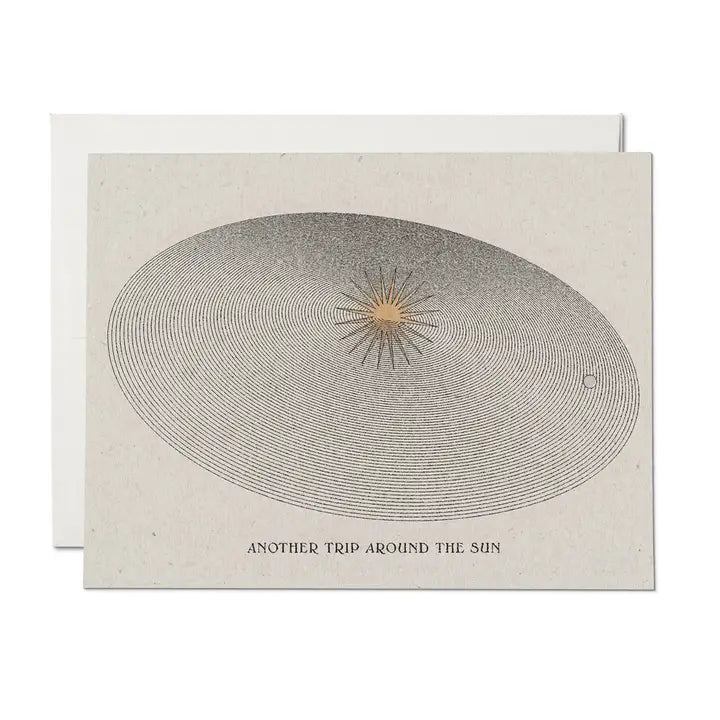 Around the Sun Birthday Greeting Card