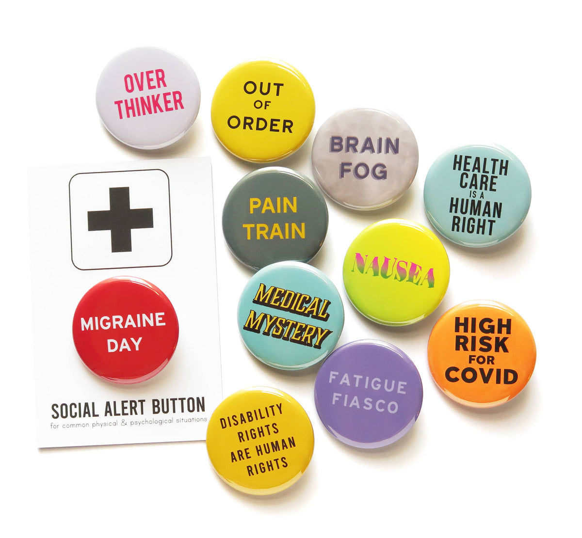 OUT OF ORDER Button Burn Out 1.25" Pinback