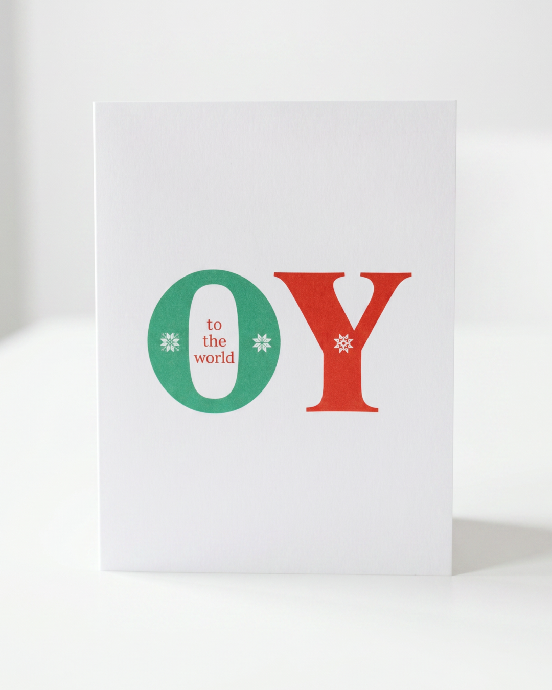 Oy To The World Holiday Card | Christmas Card