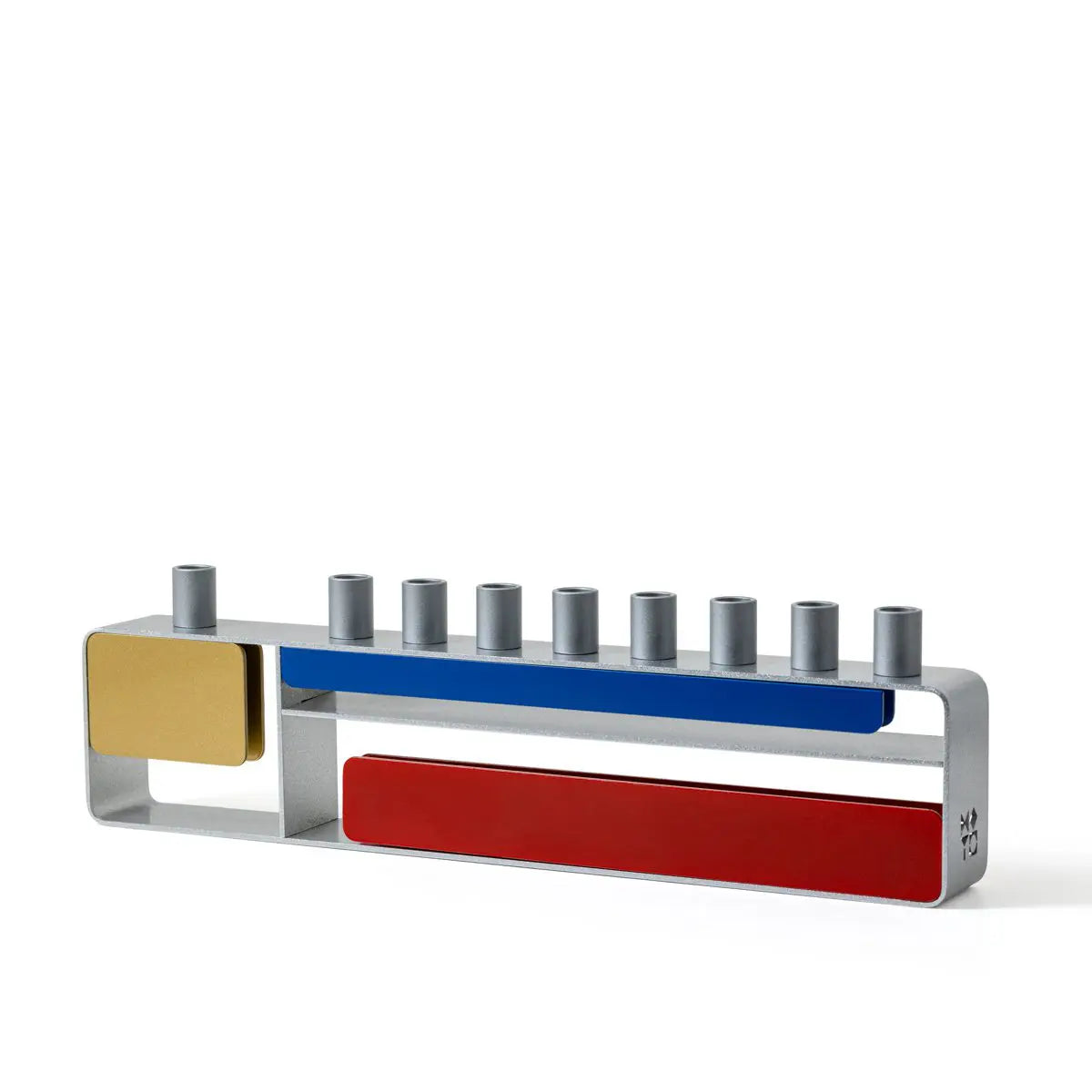 Colored Plate Hanukkia