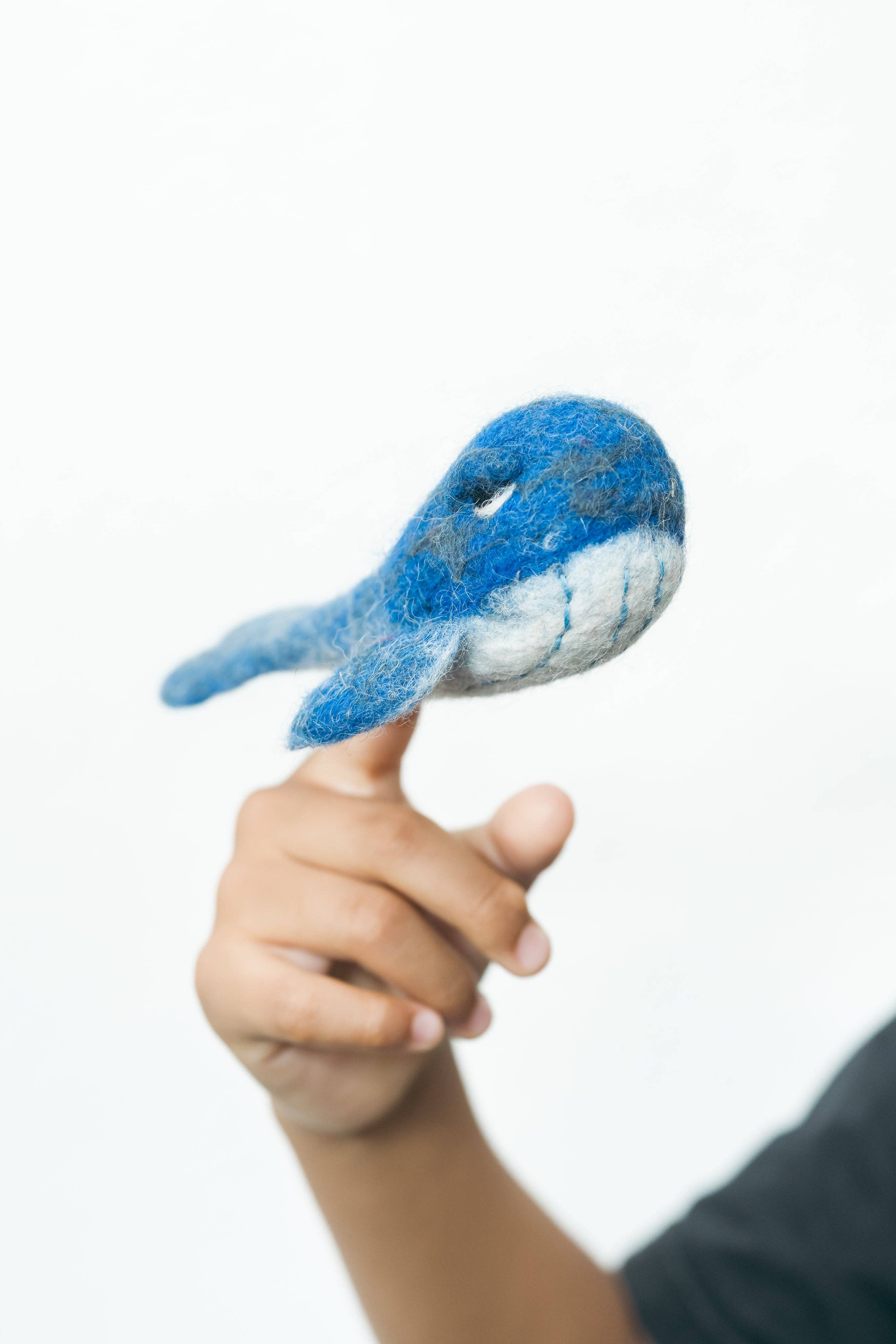 Blue Whale Finger Puppet