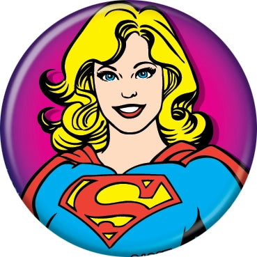Supergirl Head 1.25" Button Pin