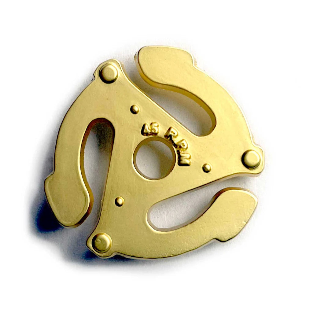 45 Vinyl Adapter Enamel Pin