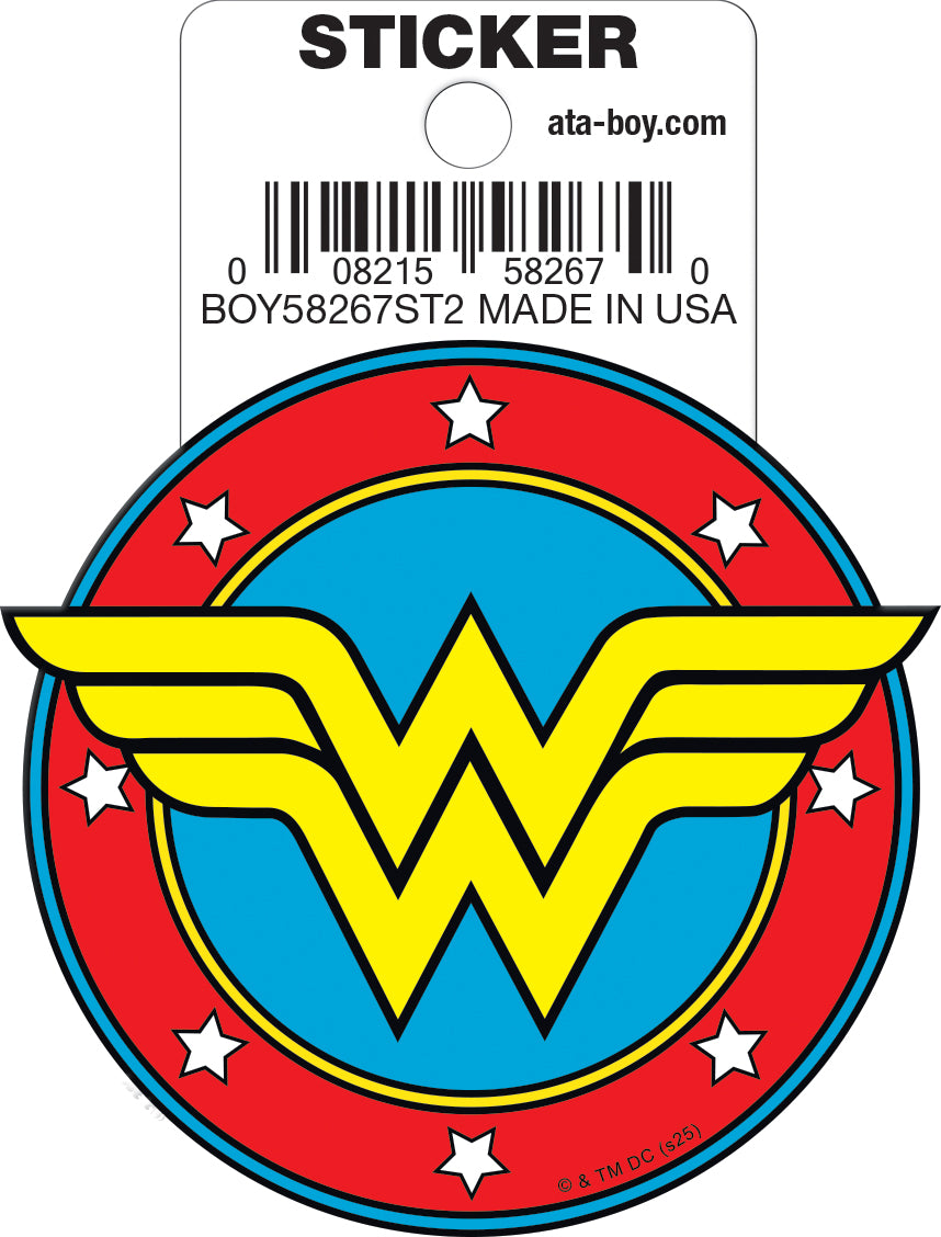 Wonder Woman Logo Die Cut Sticker