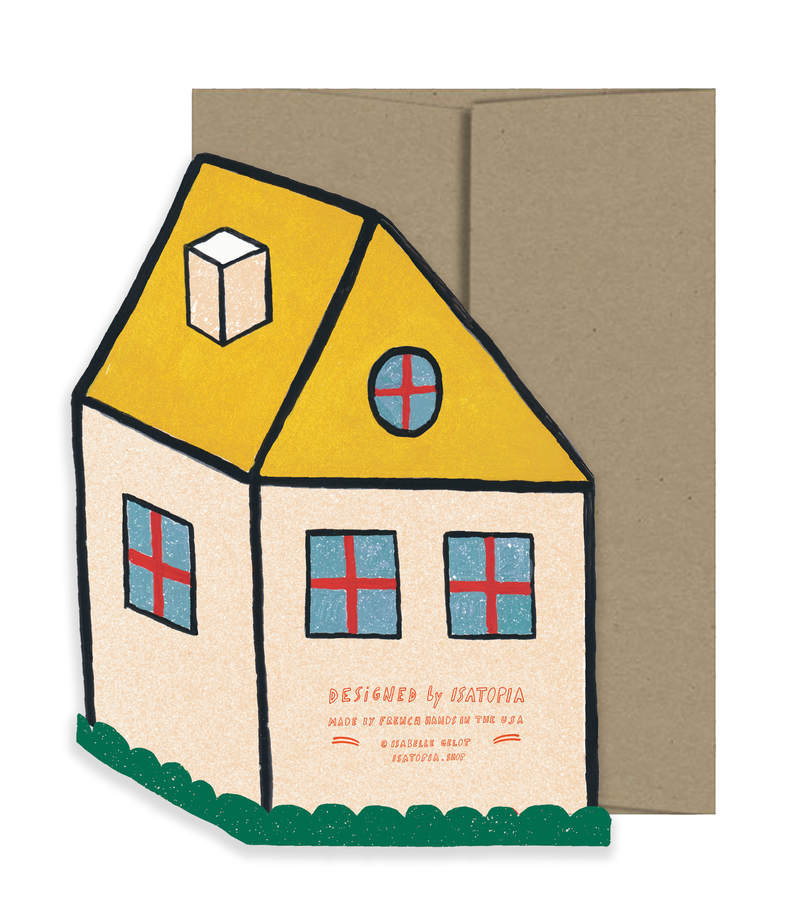 Cosy Home - Die Cut Card
