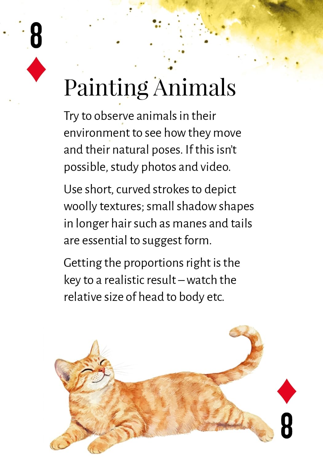 The Artful Hand Playing Cards: Watercolor Tips & Tricks