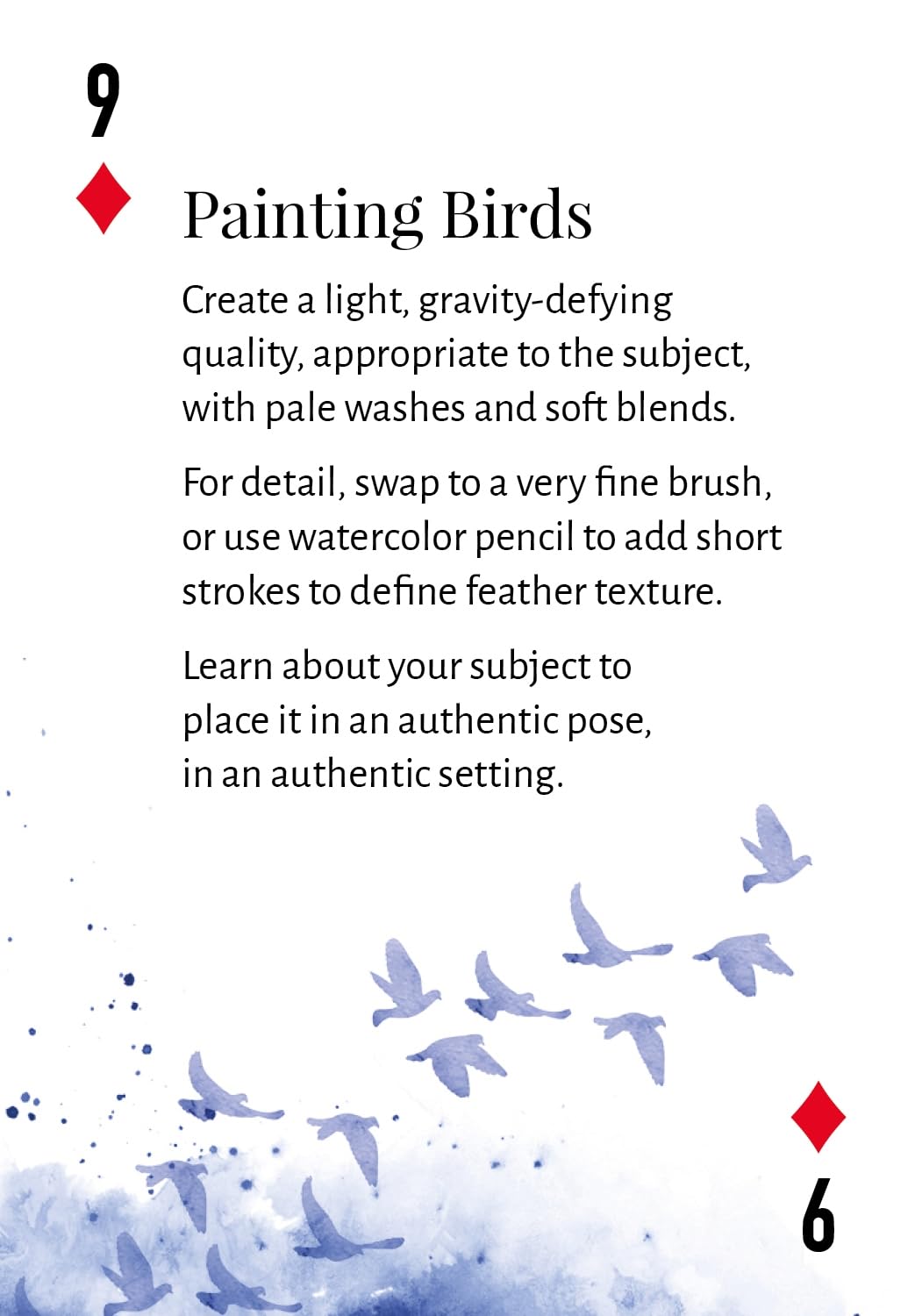 The Artful Hand Playing Cards: Watercolor Tips & Tricks