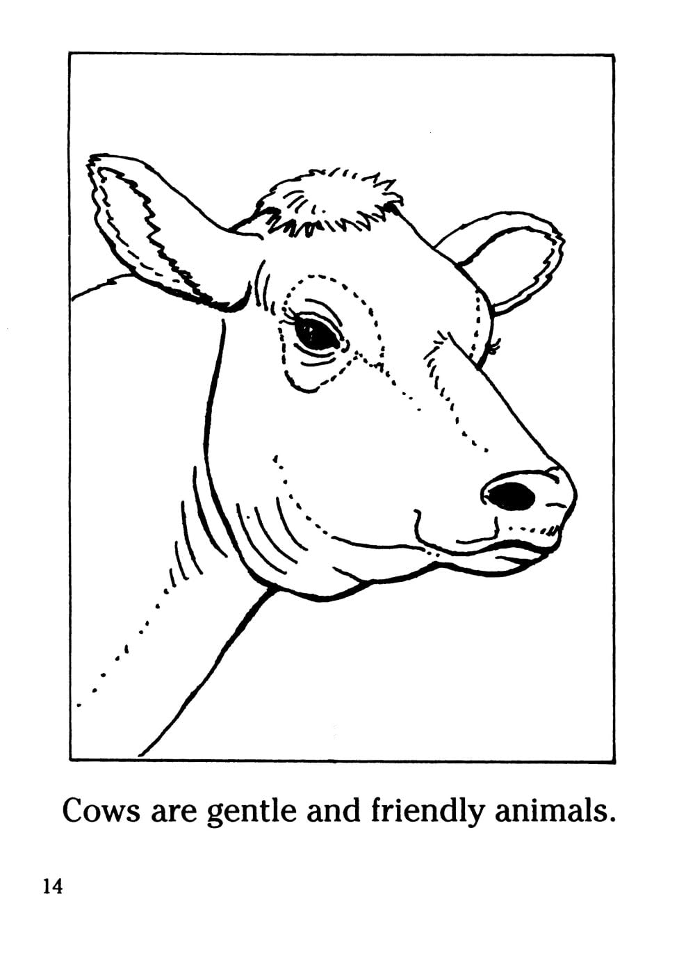 Farm Animals Coloring Book
