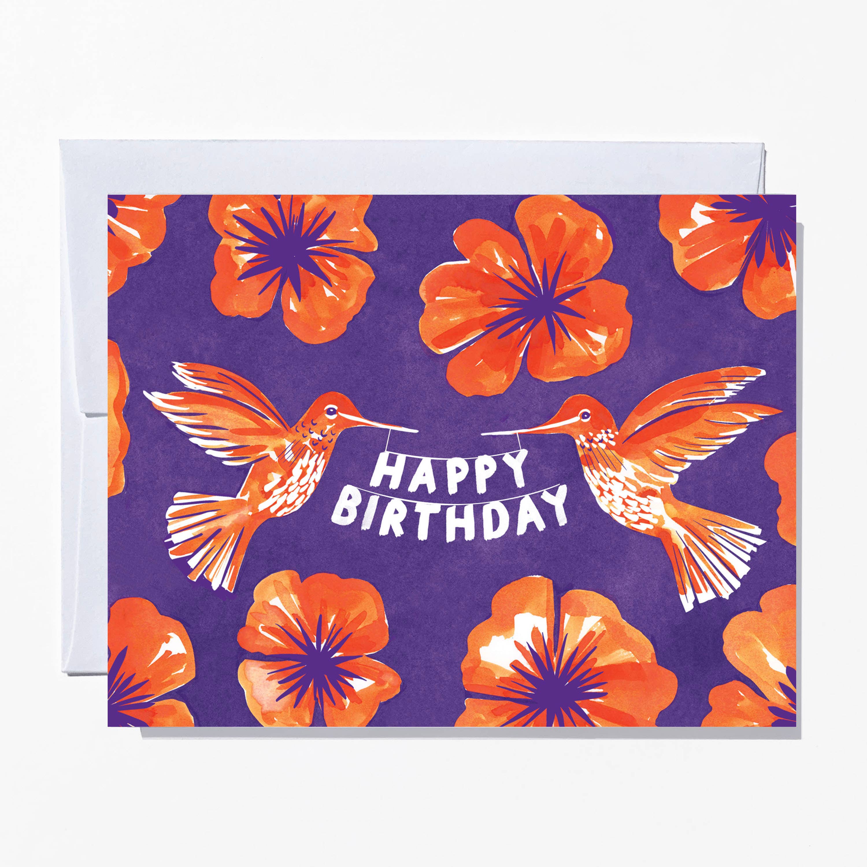 Hummingbird Group Birthday Card