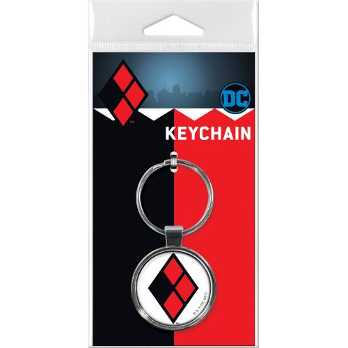 Harley Quinn Emblem Keychain
