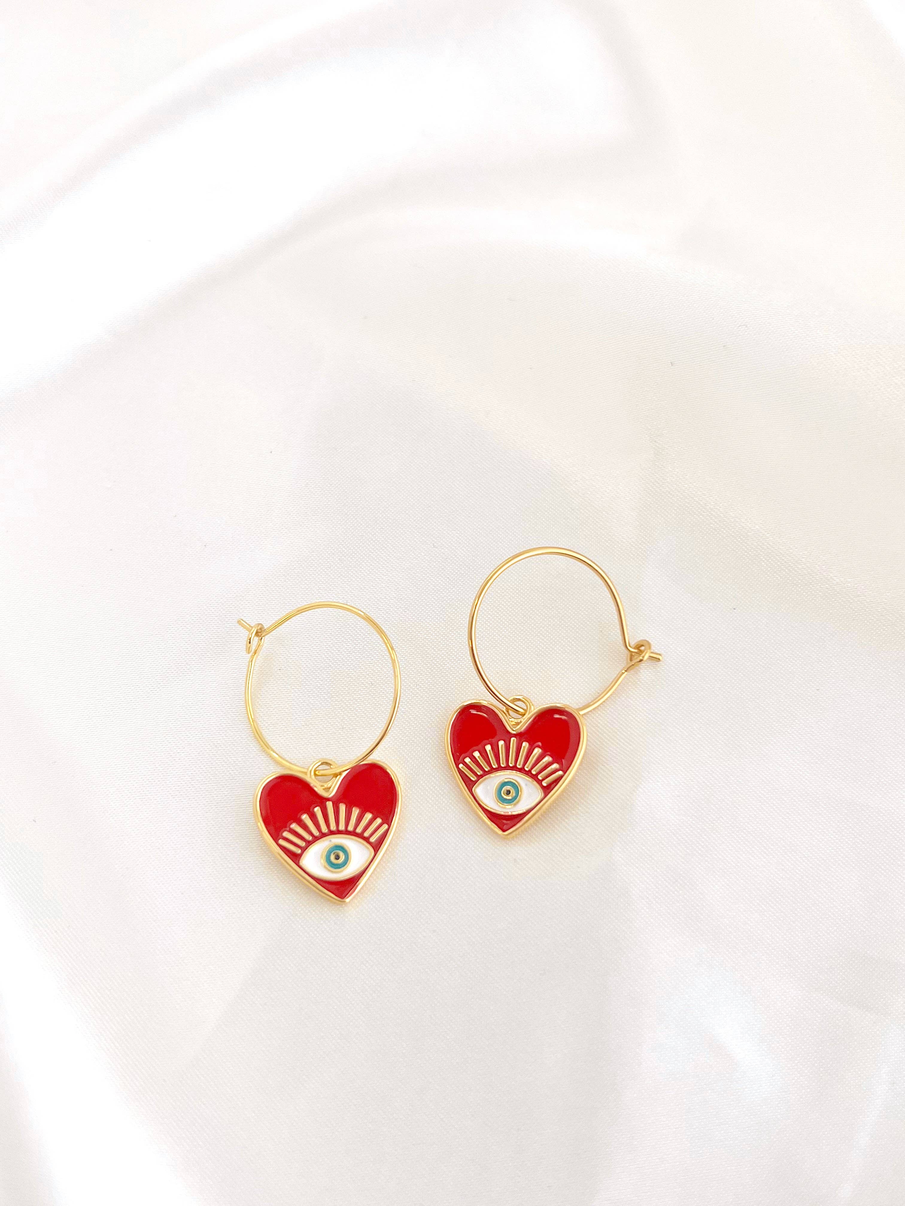 Protection Hoop Earrings