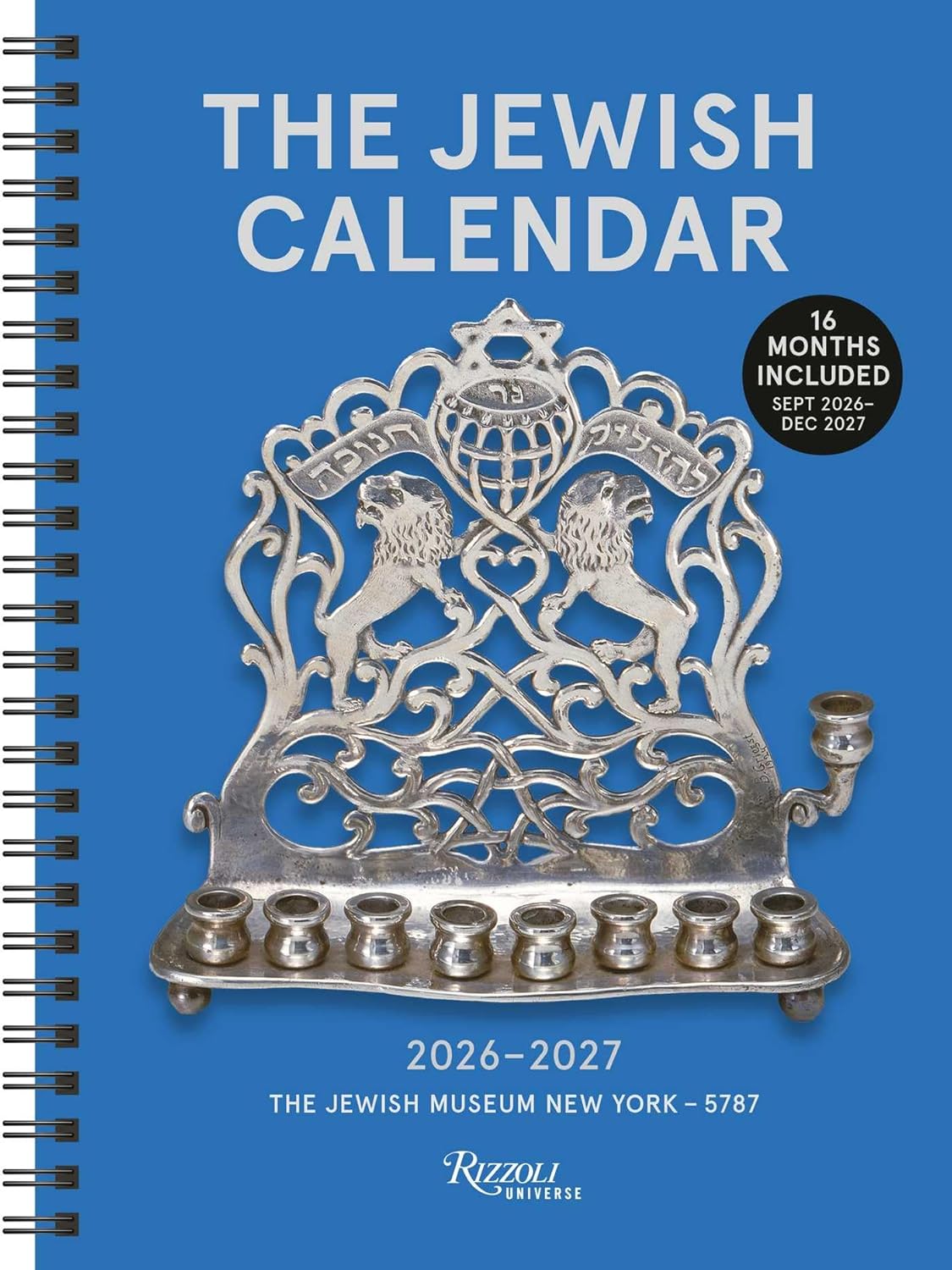The Jewish Calendar 2026–2027 (5787) 16-Month Planner