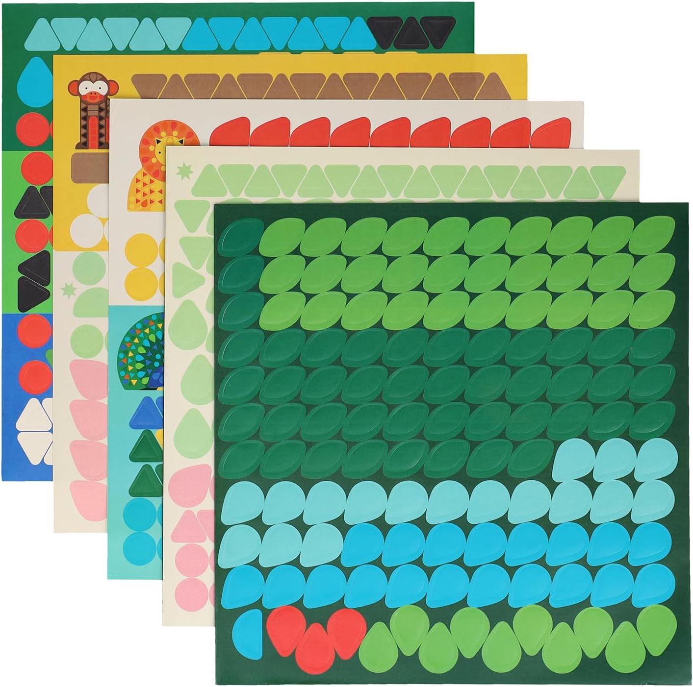 Mosaic Sticker Activity: Animal Friends
