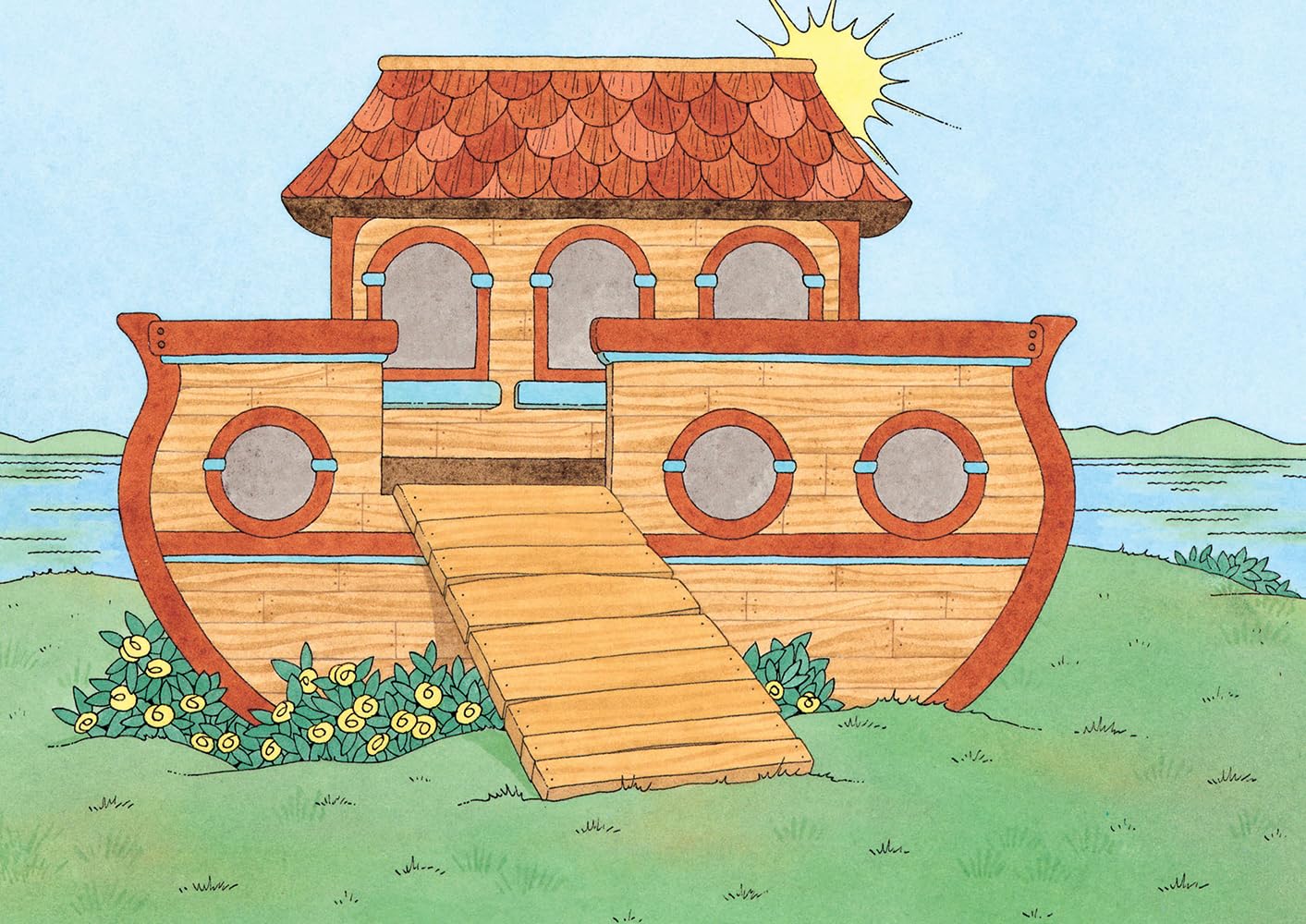 Make Your Own Noah's Ark With 23 Stickers
