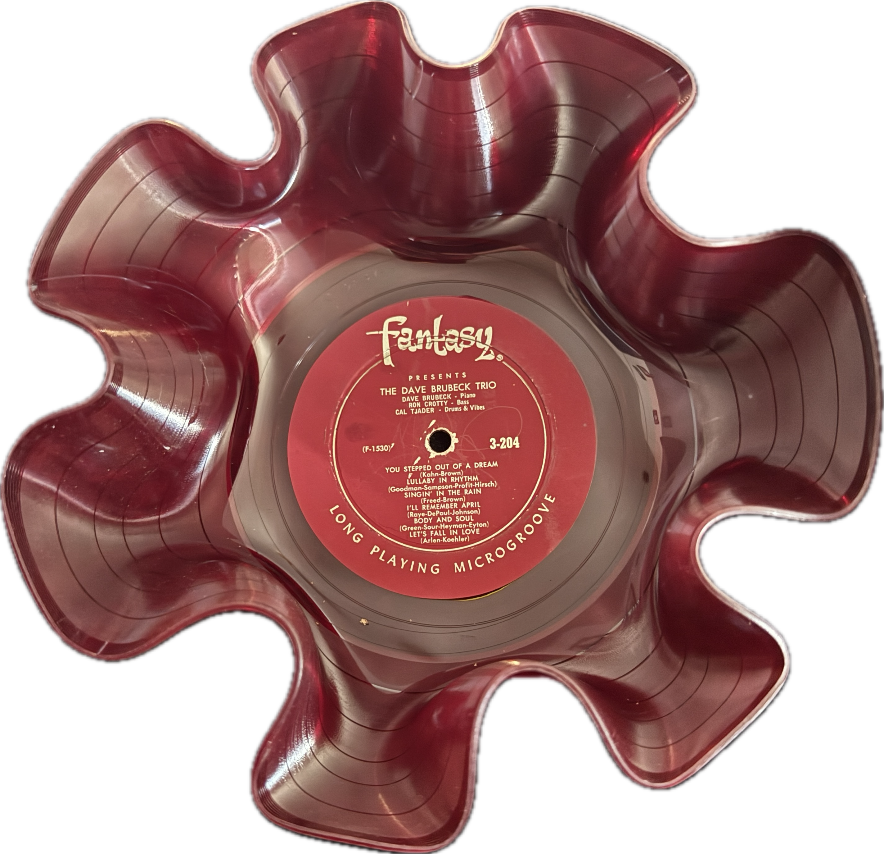 12" LP Vinyl Record Bowls COLORS POP Display Trinket Dishes