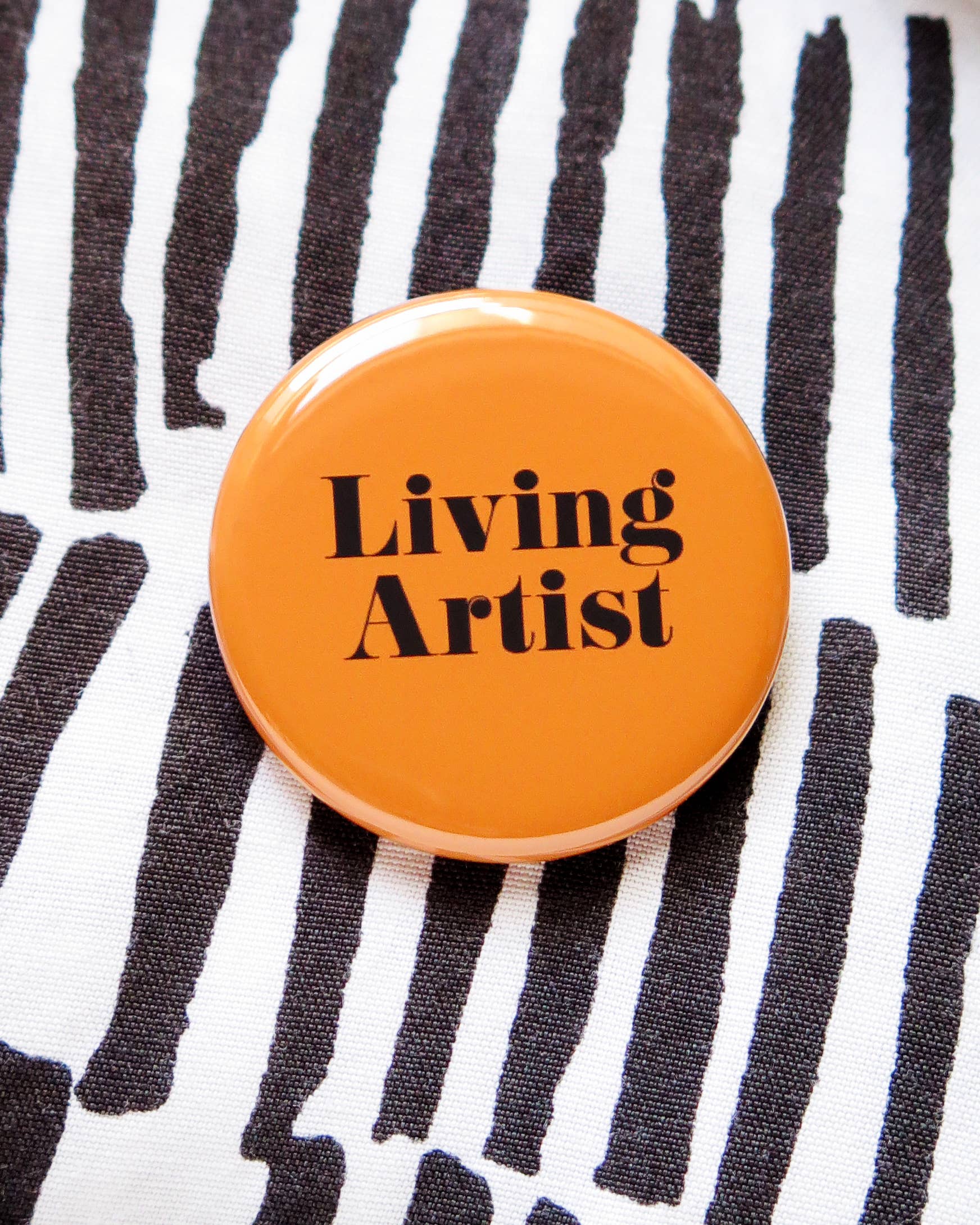 LIVING ARTIST Button Pin 1.25"