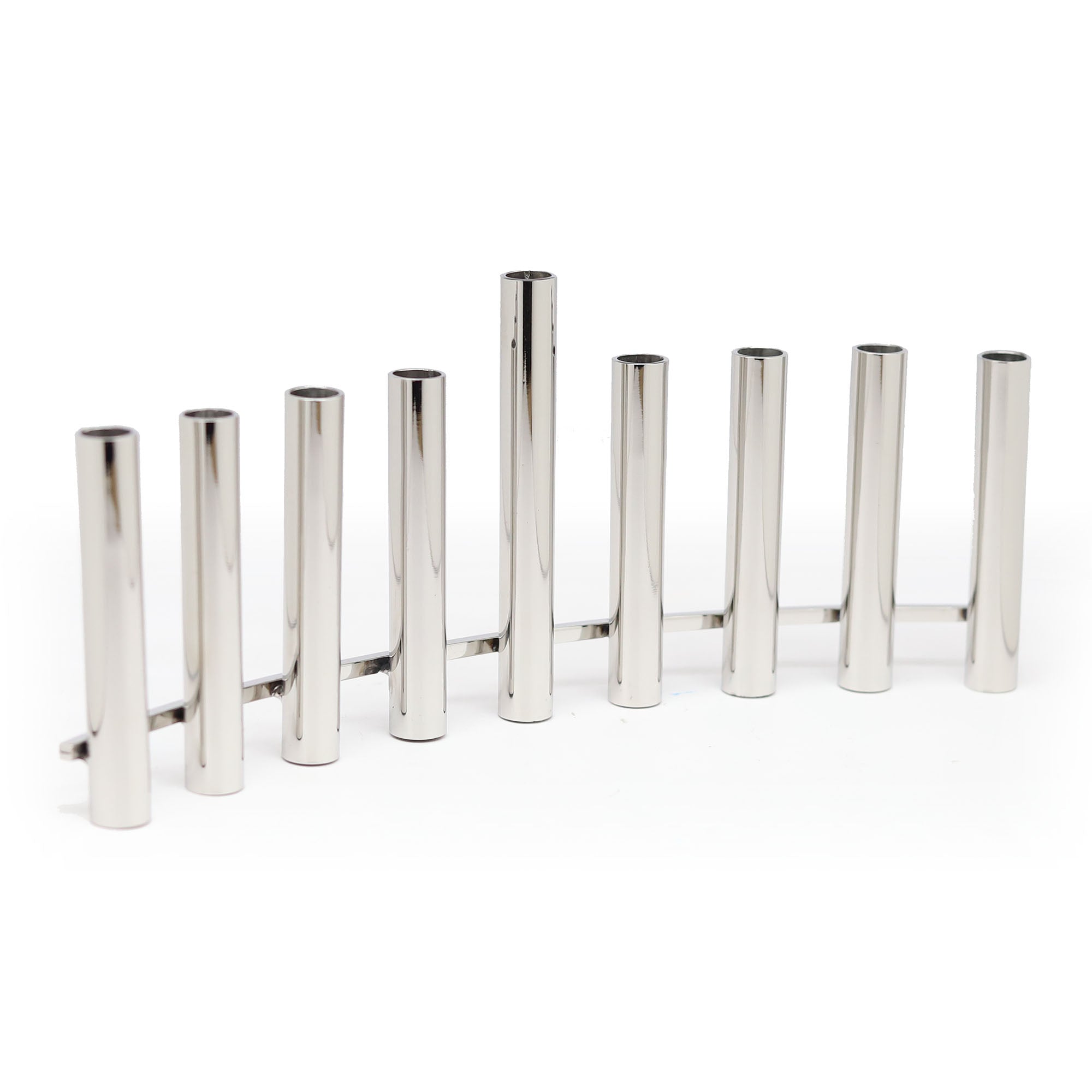 Stainless Steel Hanukkiah