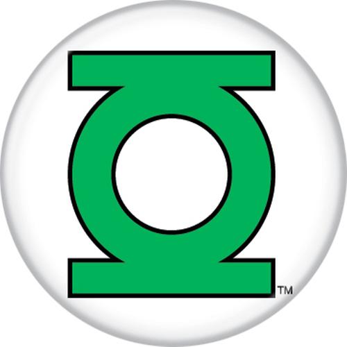Green Lantern Logo Button Pin 1.25"