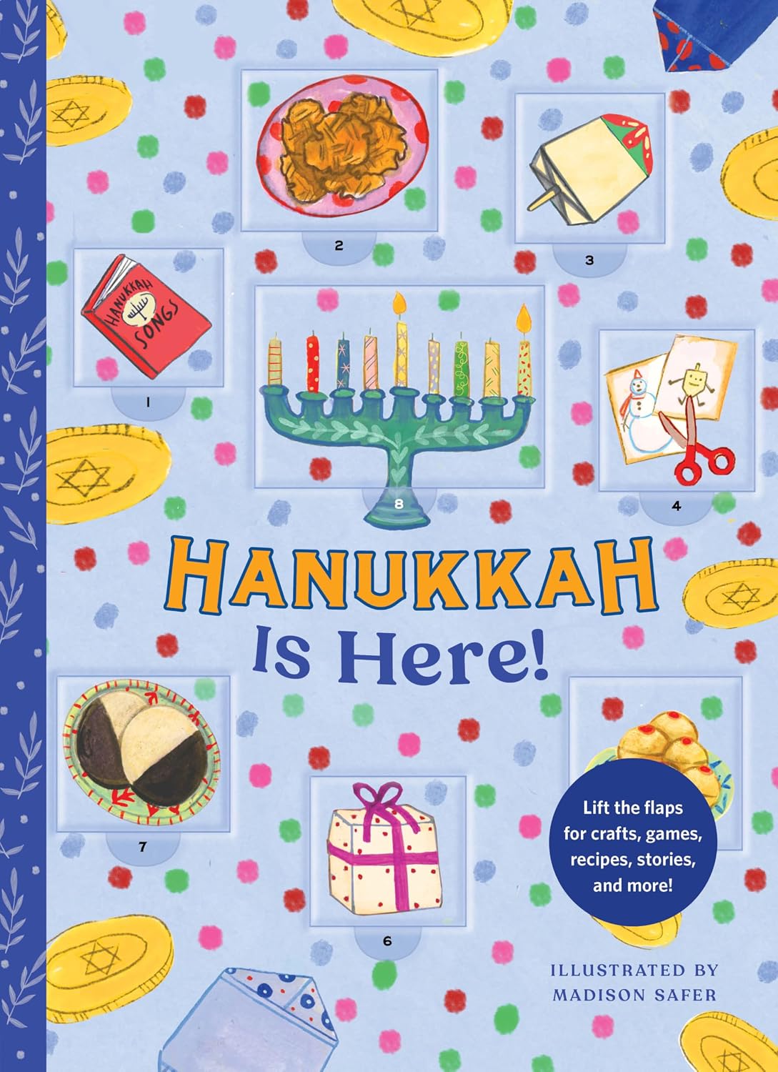 Hanukkah Is Here!: A Lift-the-Flap Hanukkah Countdown