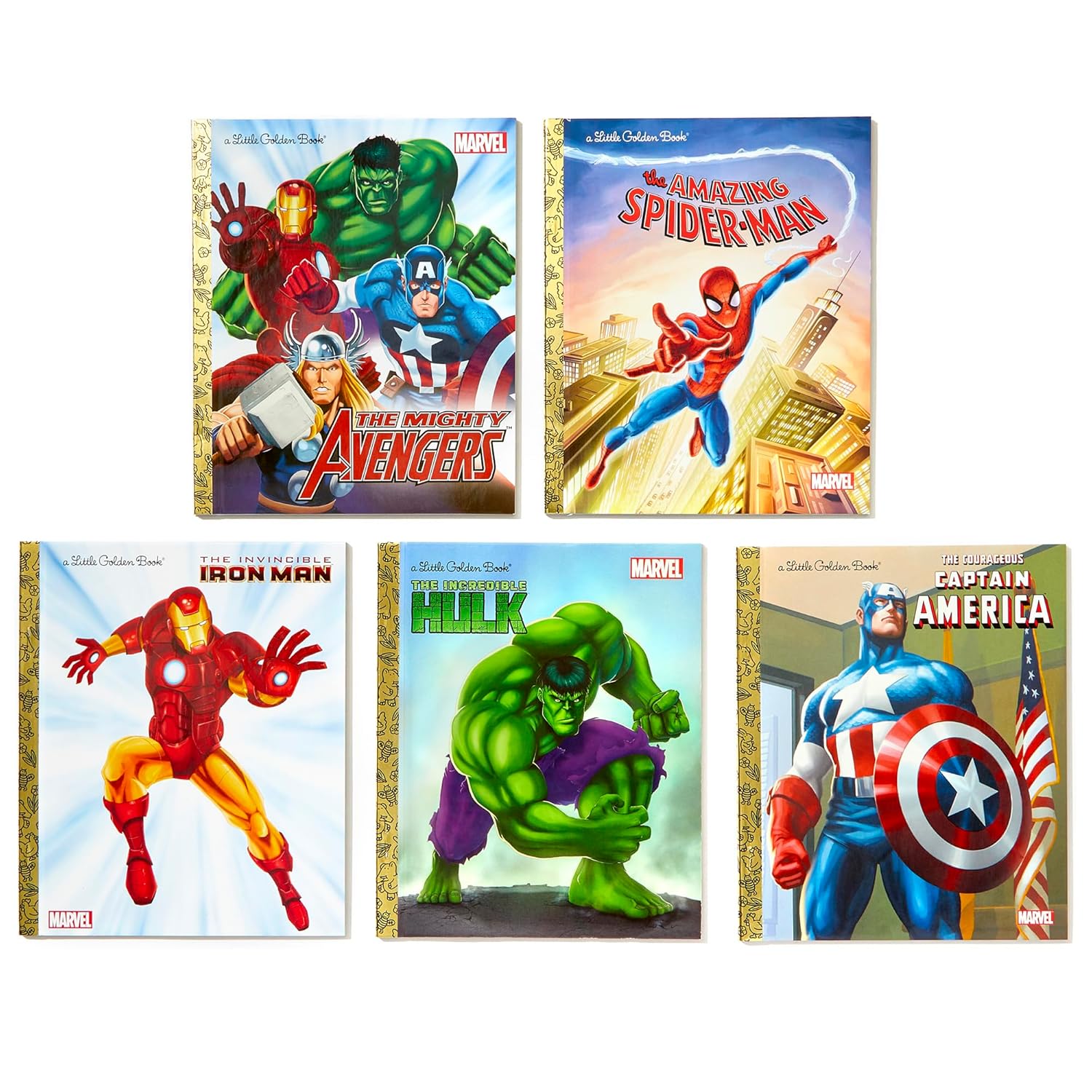 Marvel Super Heroes Little Golden Book Library