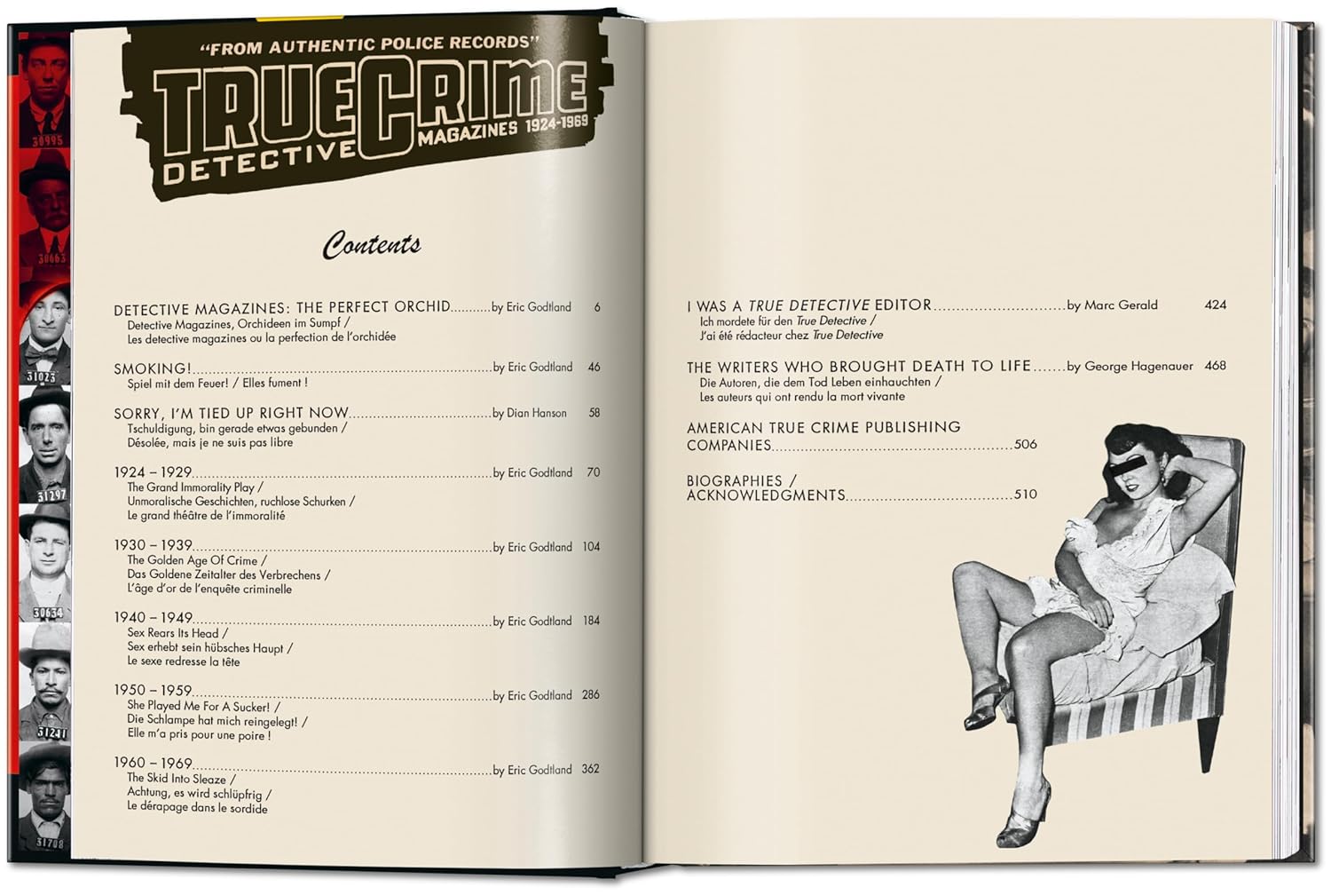 True Crime Detective Magazines. 1924–1969. 45th Ed.