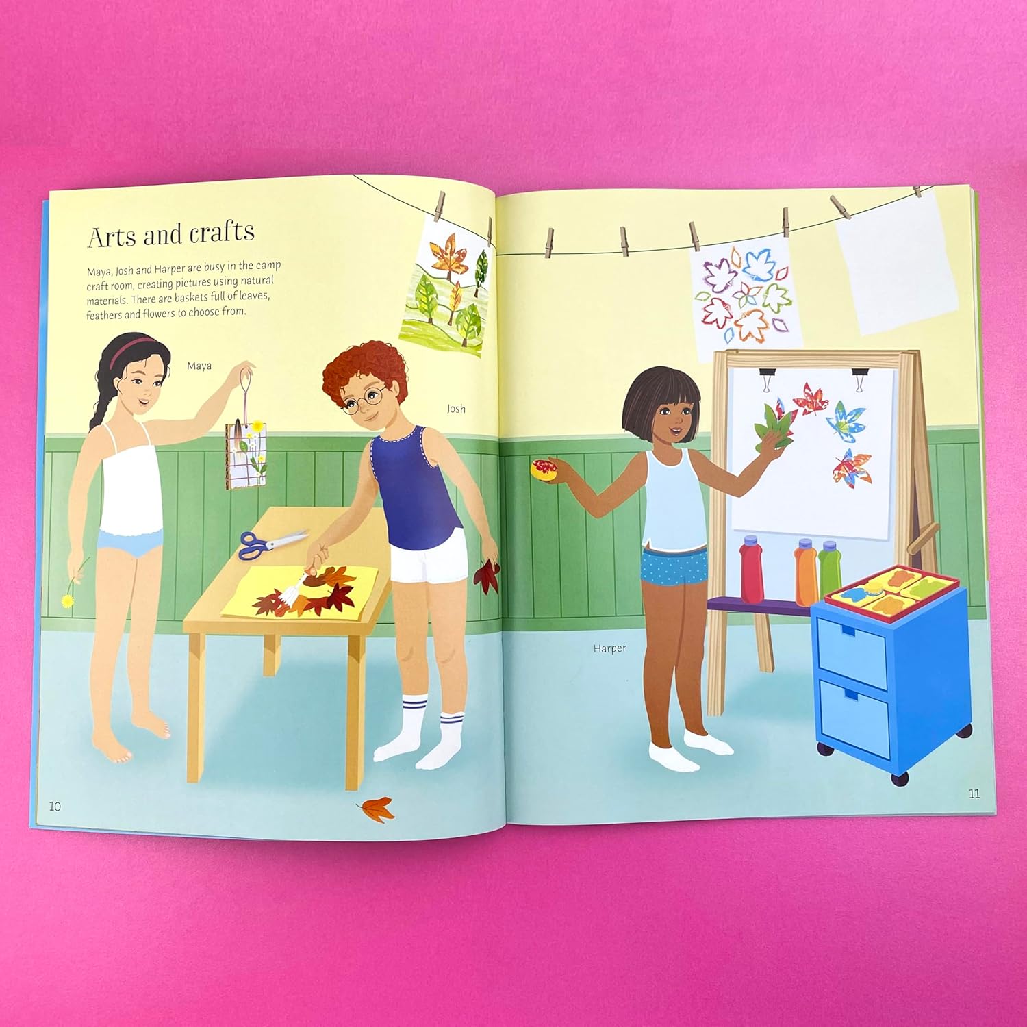 Sticker Dolly Dressing Summer Camp