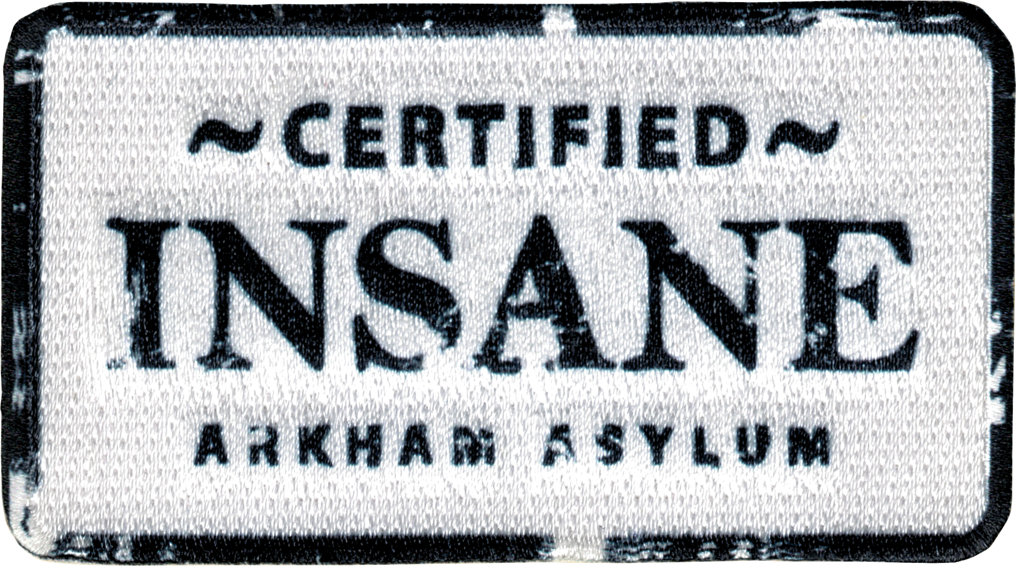 Certified Insane Arkham Asylum Batman Patch