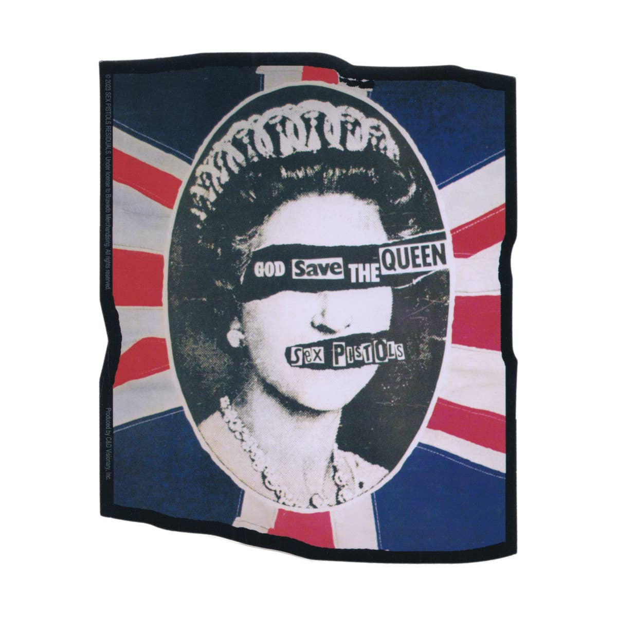 Sticker - Sex Pistols - God Save The Queen Punk Rock Music