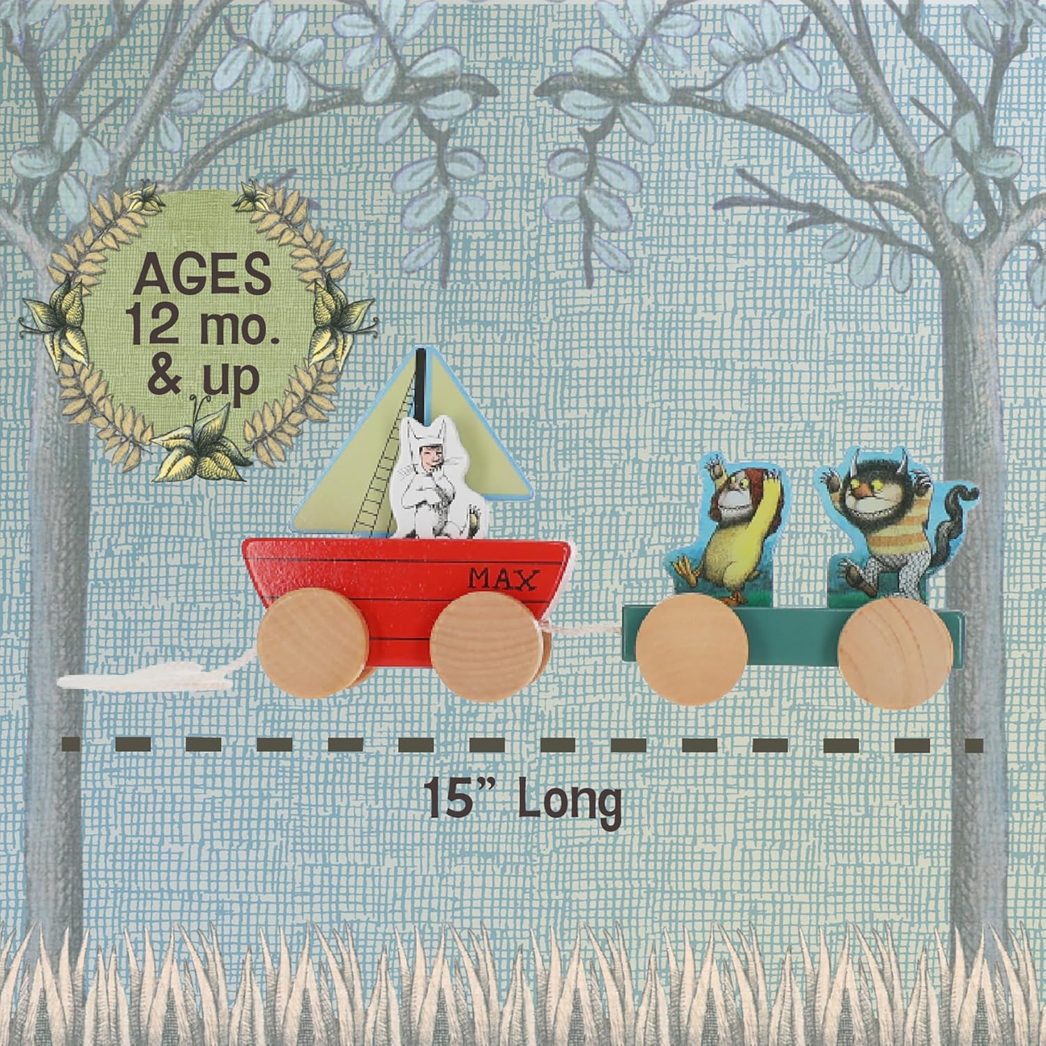 Where the Wild Things Are Wooden Pull Toy