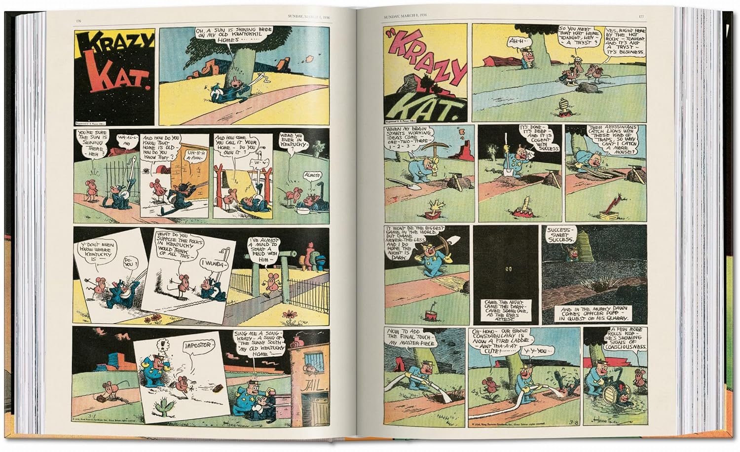 George Herriman. Krazy Kat. The Complete Color Sundays 1935–1944
