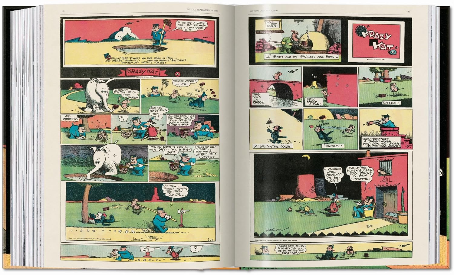 George Herriman. Krazy Kat. The Complete Color Sundays 1935–1944
