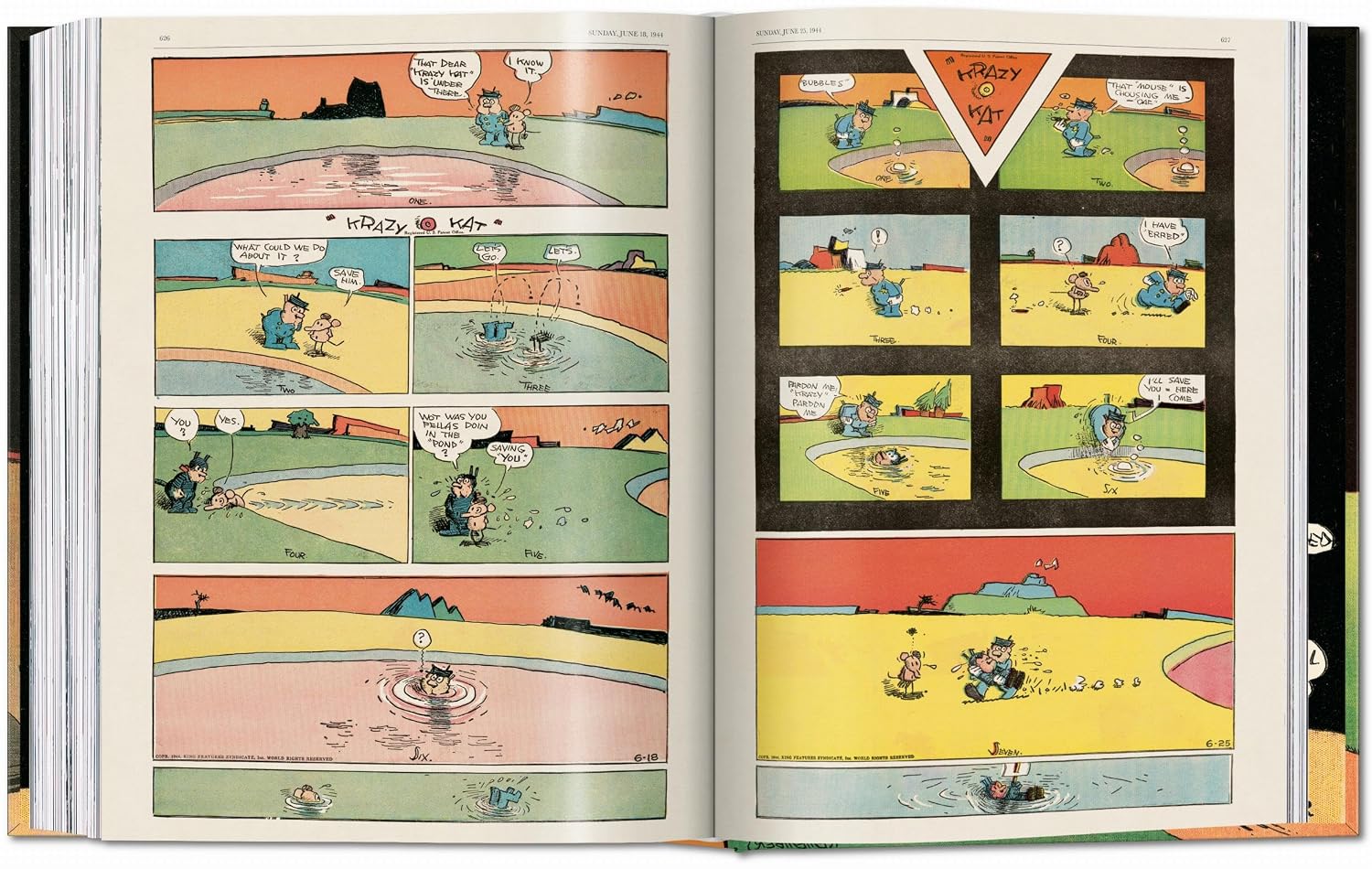 George Herriman. Krazy Kat. The Complete Color Sundays 1935–1944