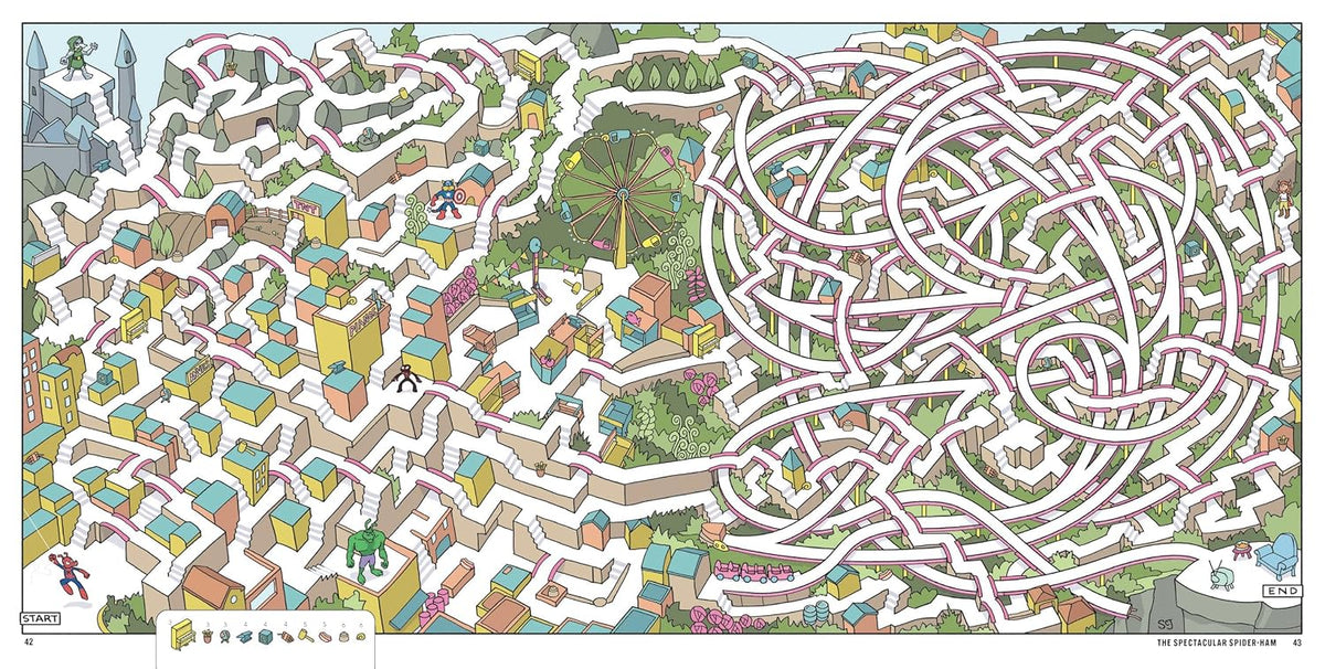 Marvel Spider-Verse Mazes