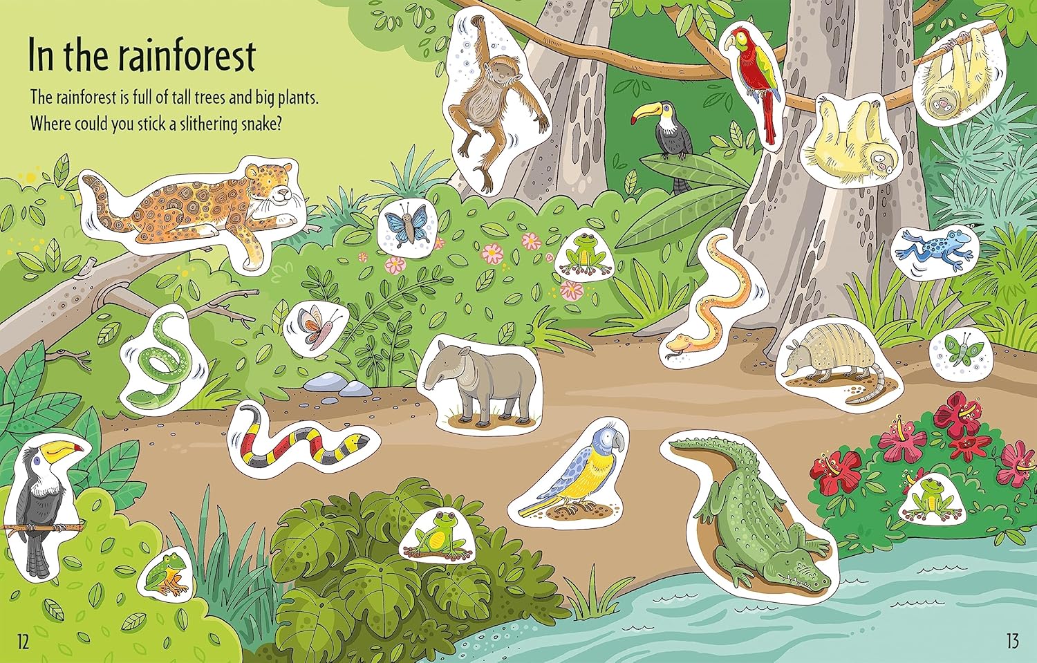 First Sticker Book Animals