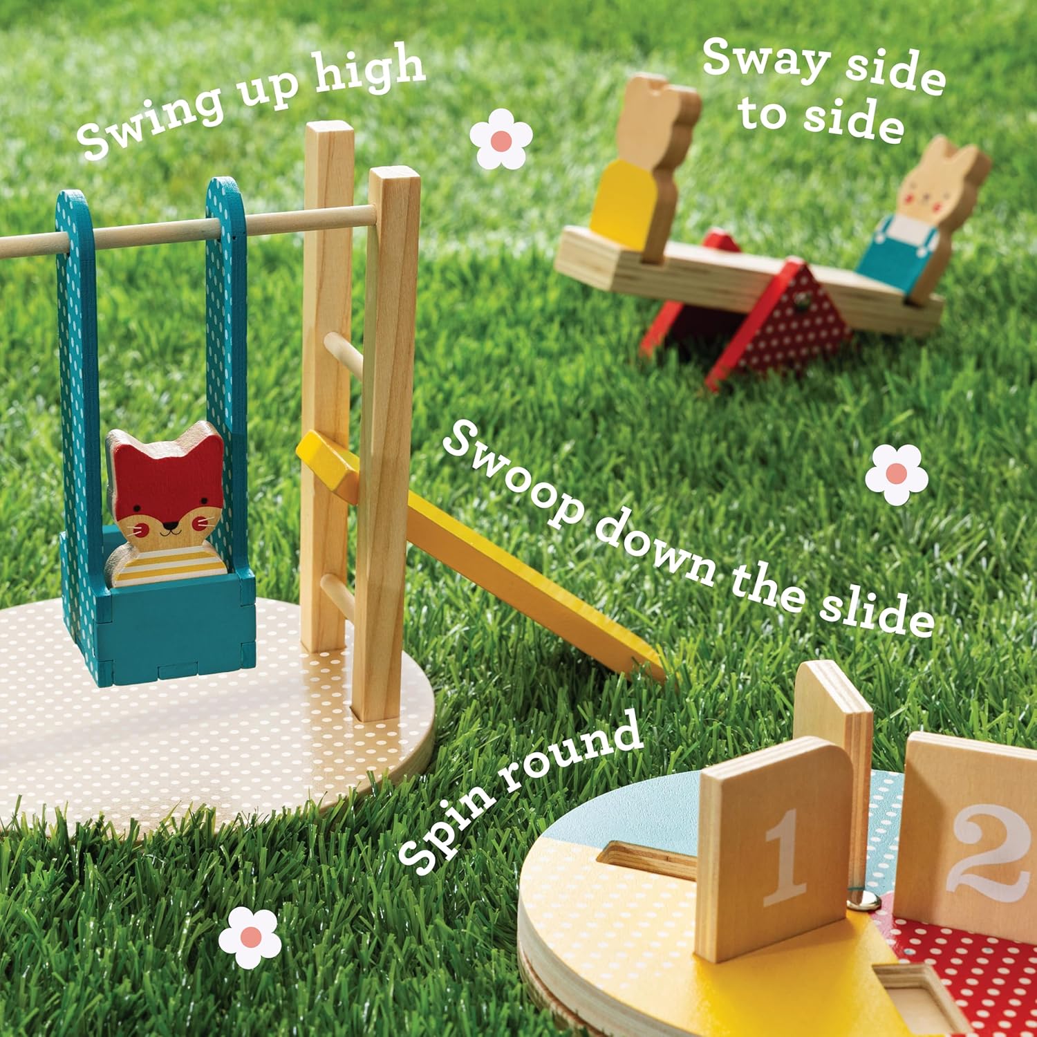 At The Park Wooden Playset