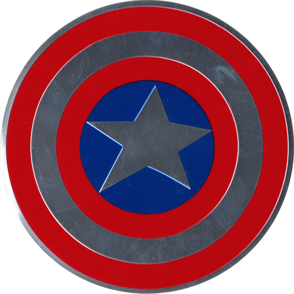 Sticker 2" Captain America Metal Sticker