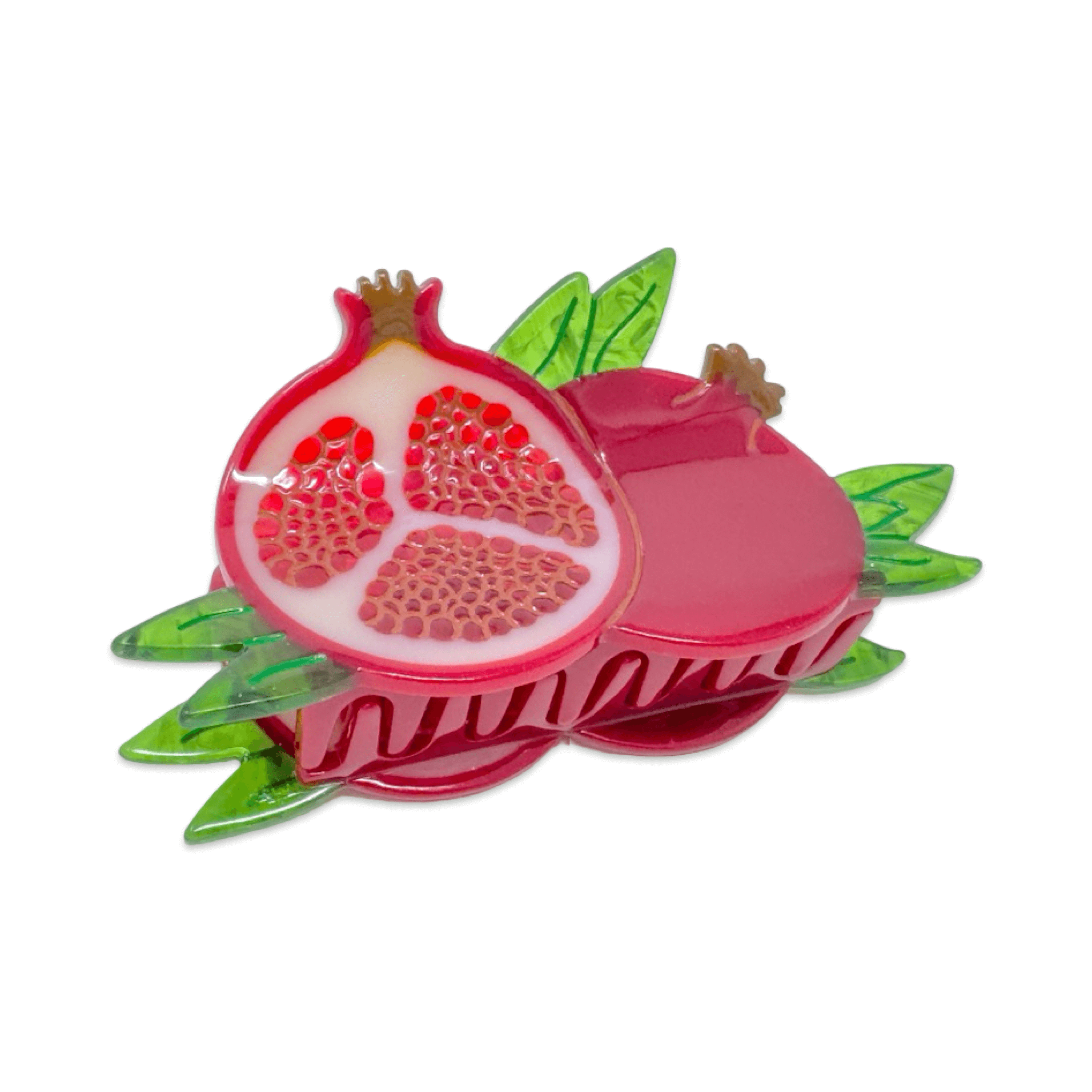 Large Pomegranate Hair Claw Clip