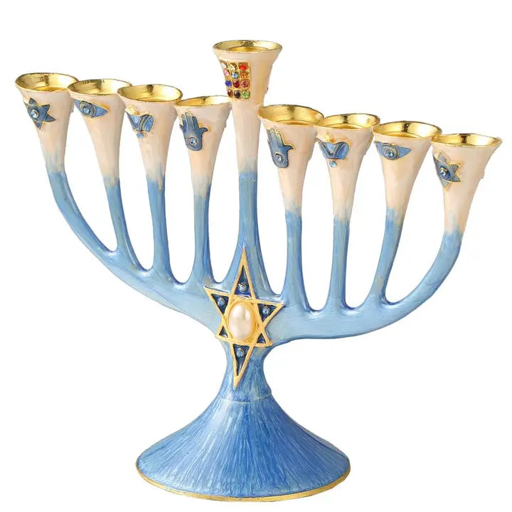 Symbols of Judaism Hanukkiah