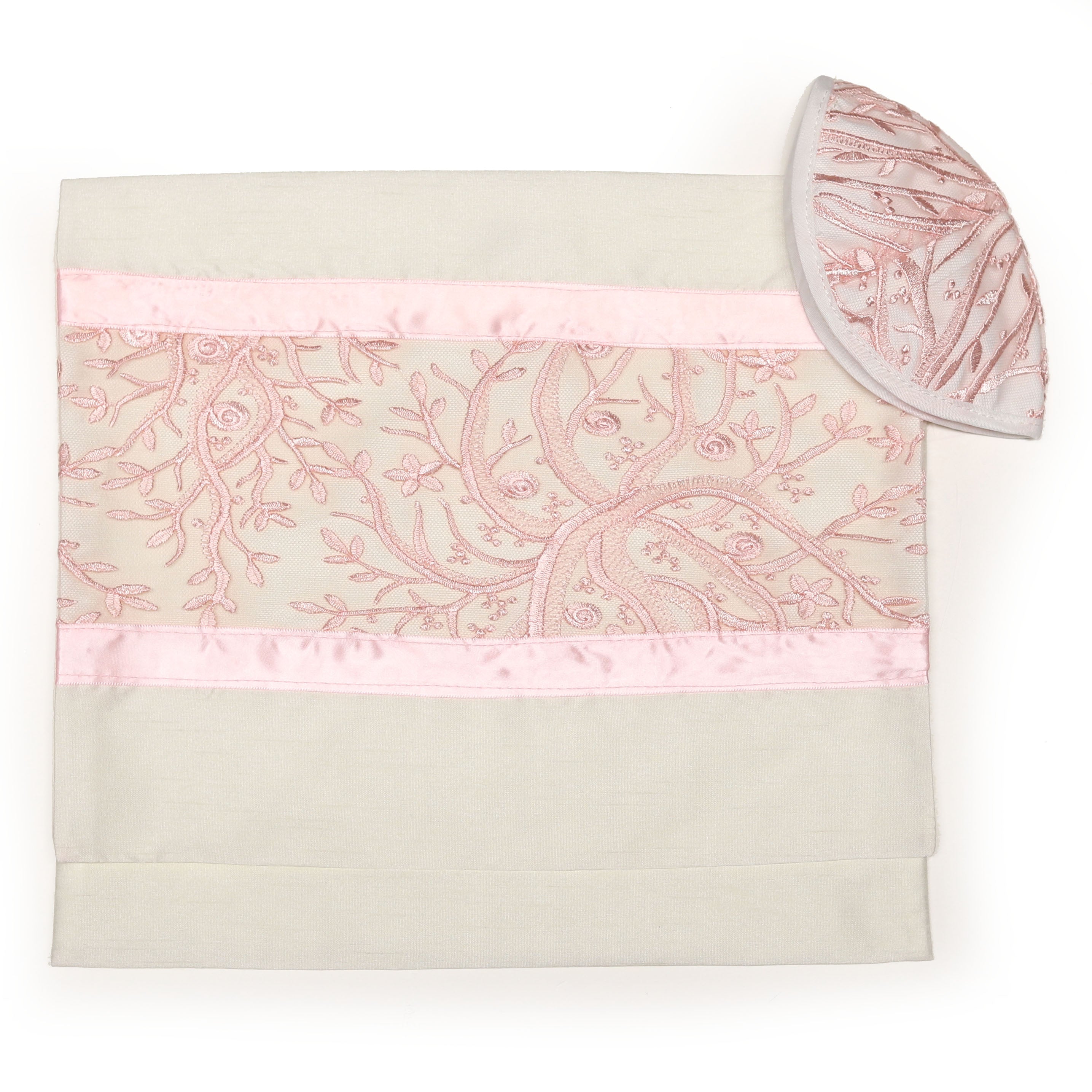 Tallit Set Pink Branches